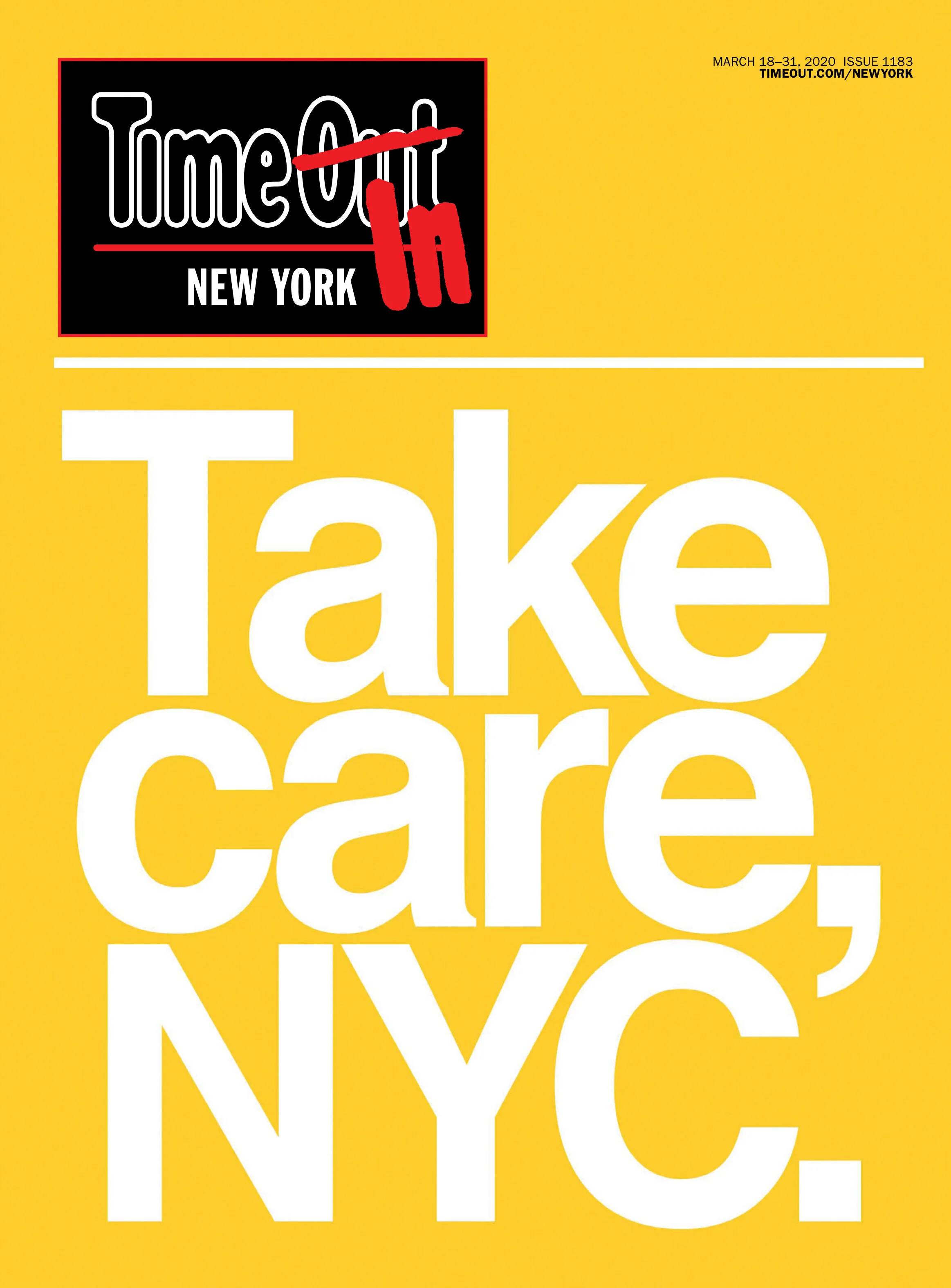 Time Out New York, March 18-31, 2020