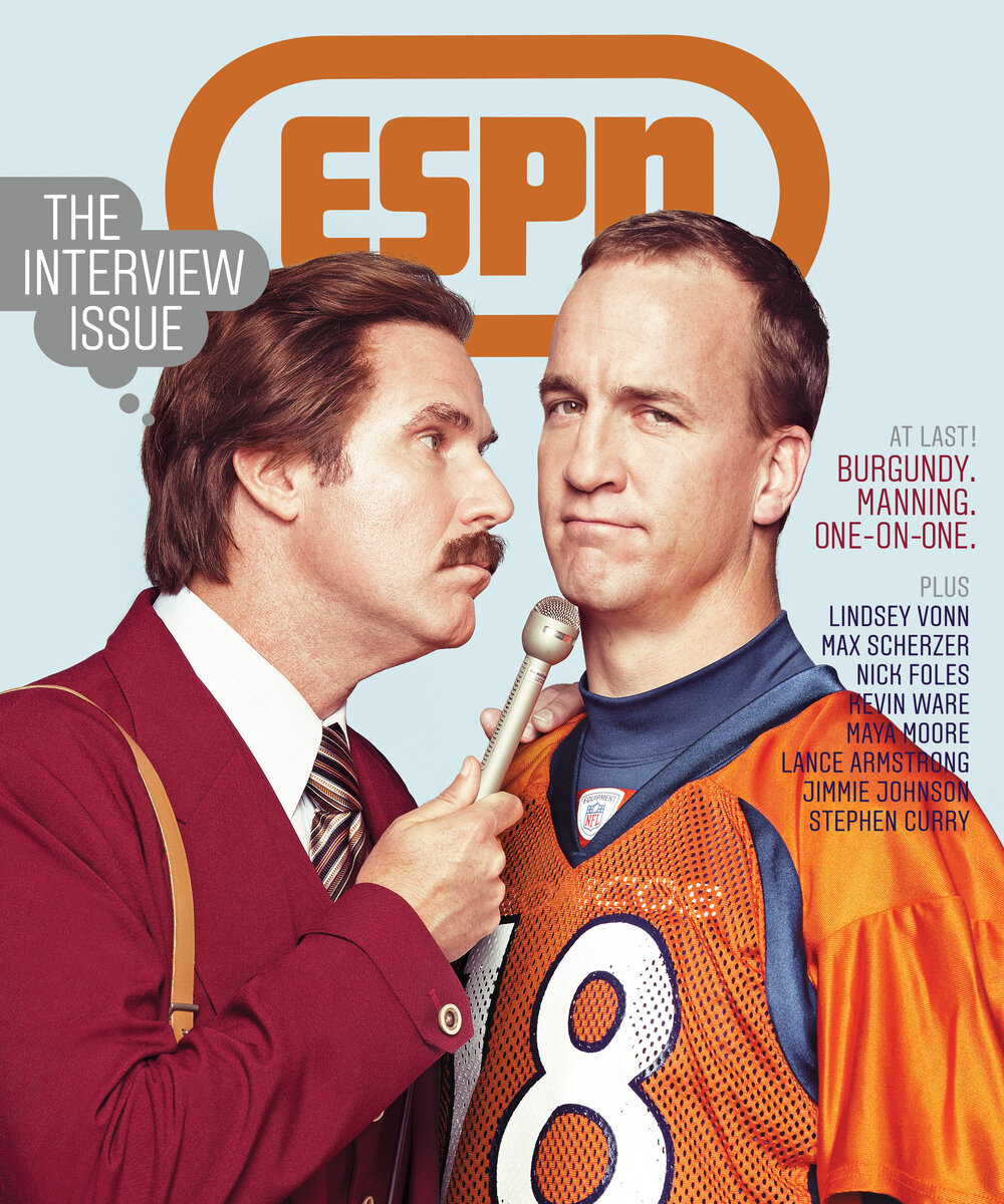 ESPN | Ron Burgundy + Peyton Manning