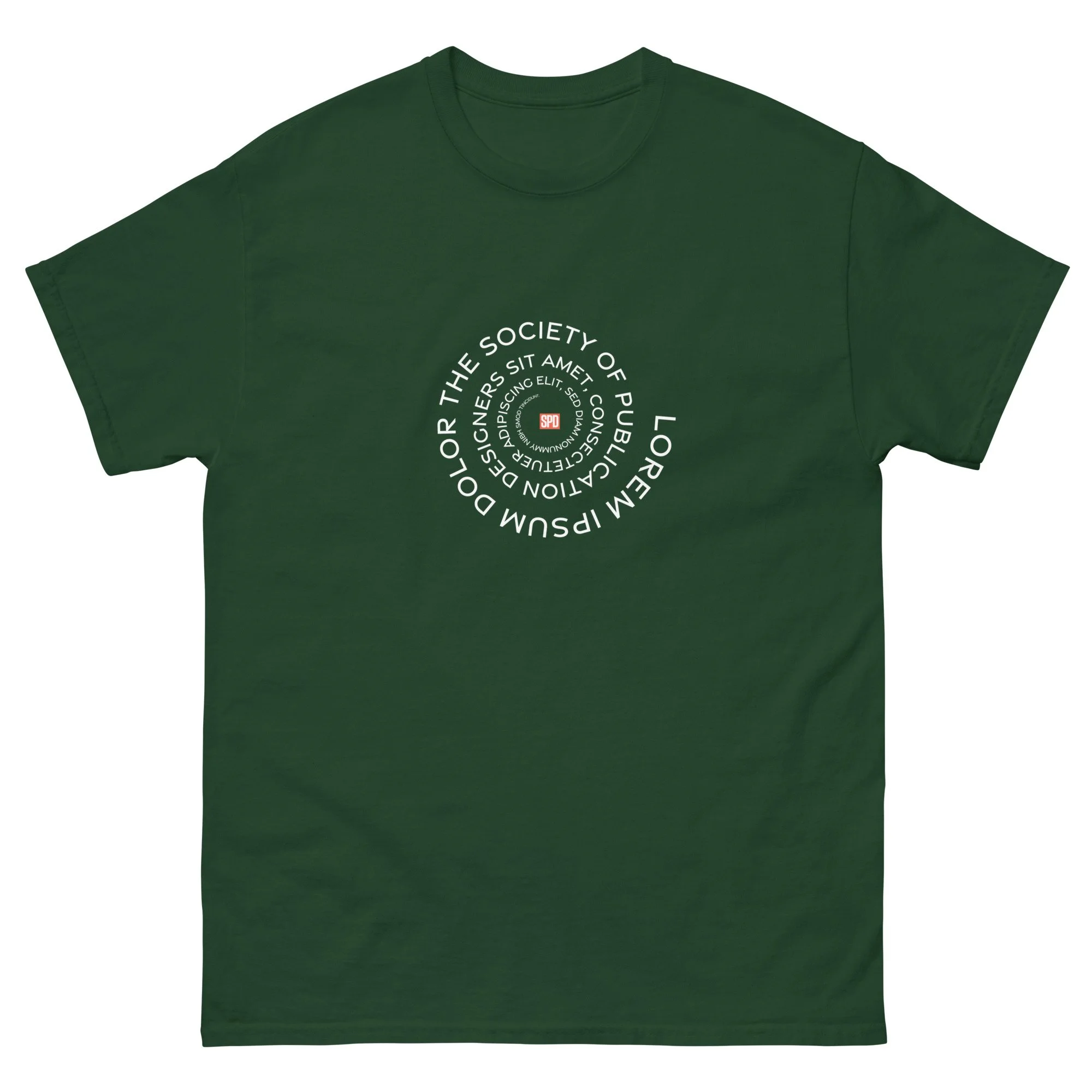unisex-classic-tee-forest-green-front-6834200ba6d9b.jpg