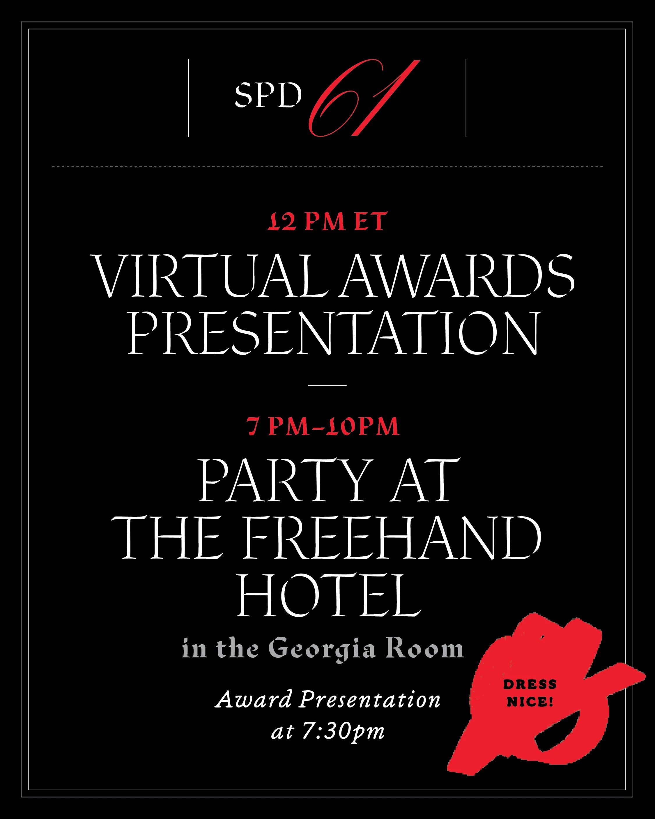 The 61st Annual SPD Awards — The Society of Publication Designers