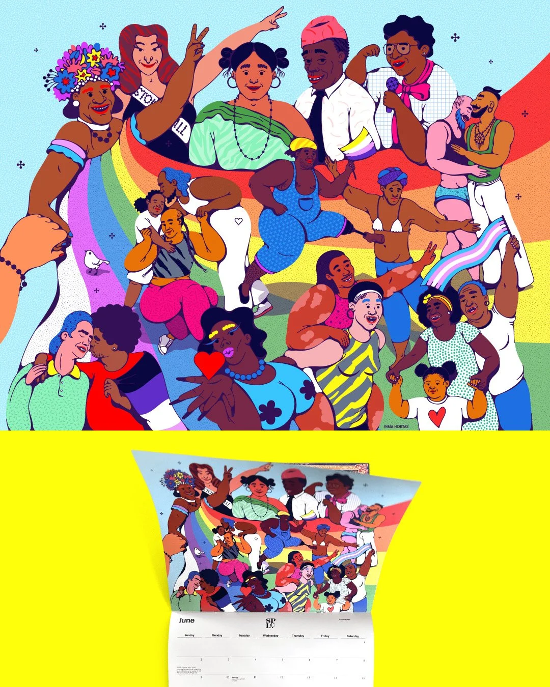 SPLC Pride Calendar by Inma Hortas Illustration inlohographics.jpg