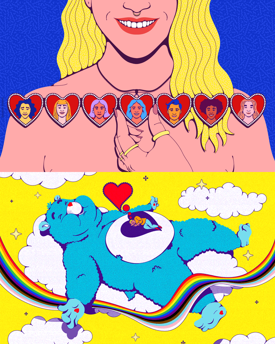 illustrator_inma-hortas_queer-teddy_LATimes_poly-love.gif
