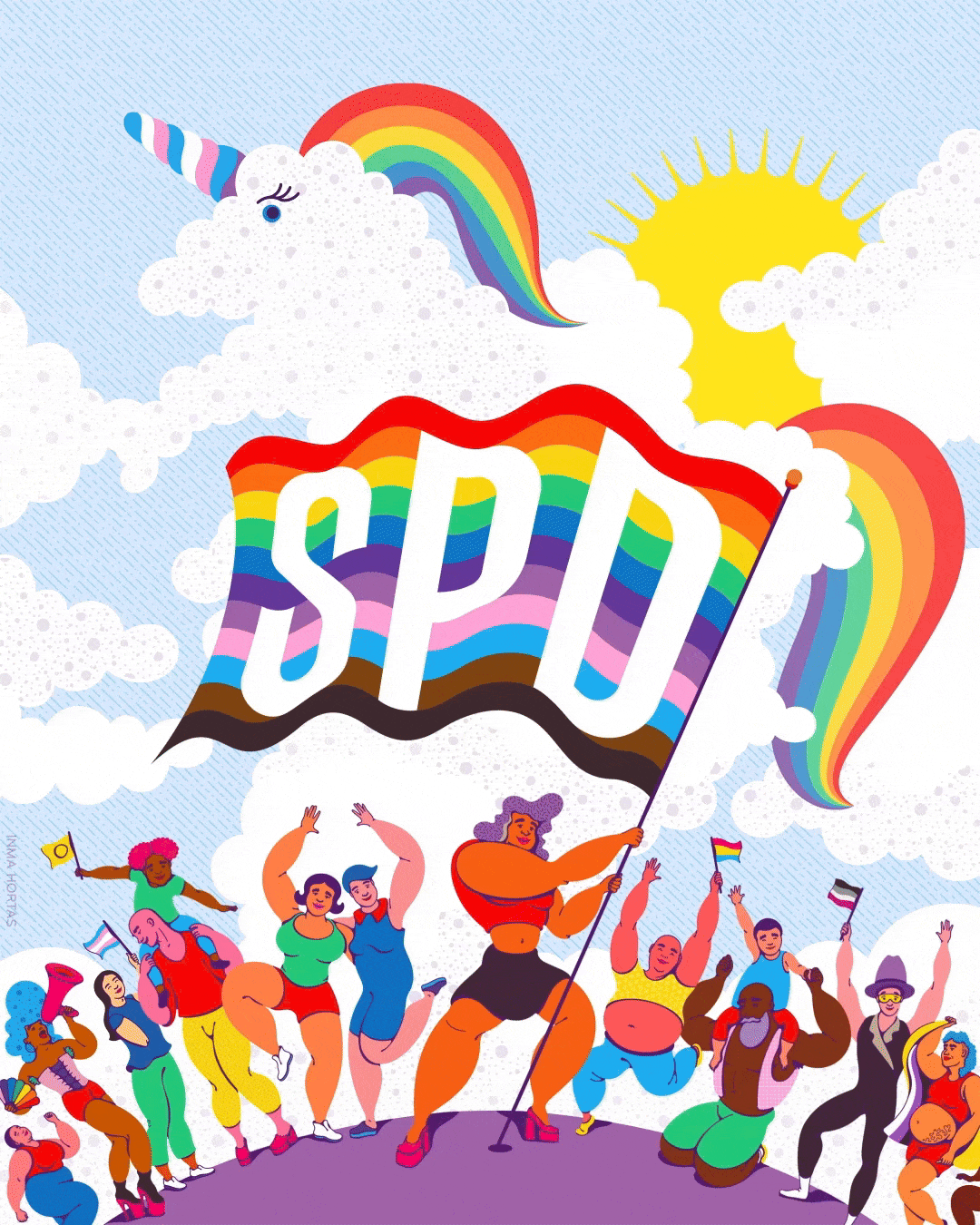 Inma Hortas SPD Pride LGBTQIA.gif