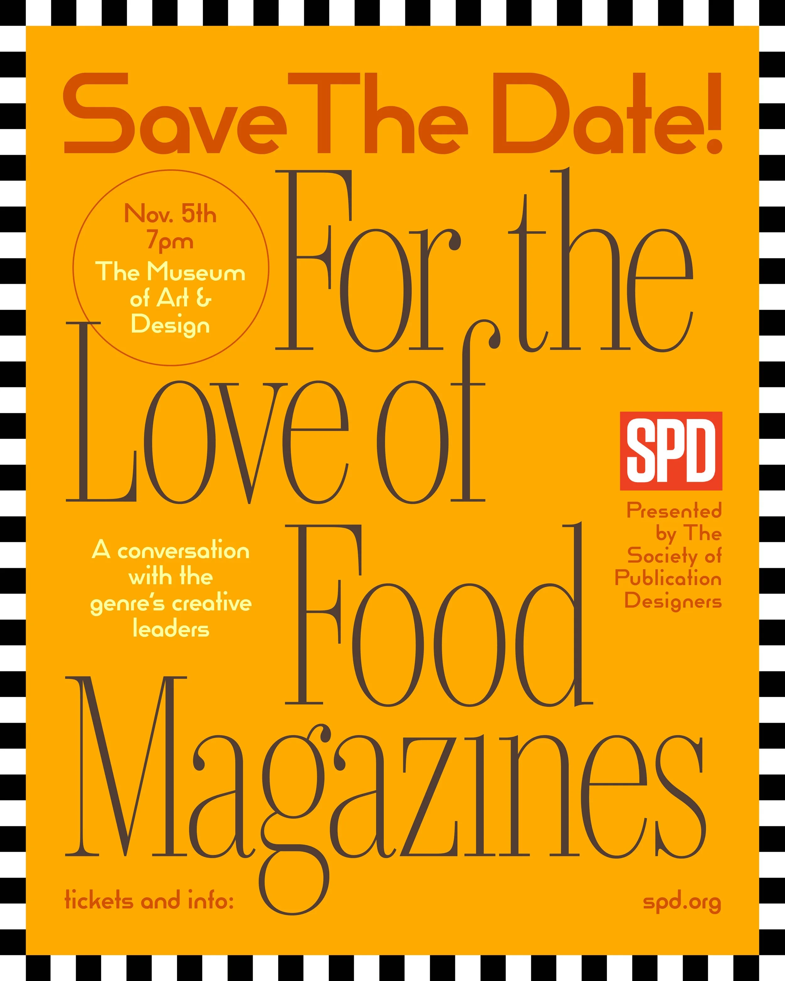 For the Love of Food Magazines