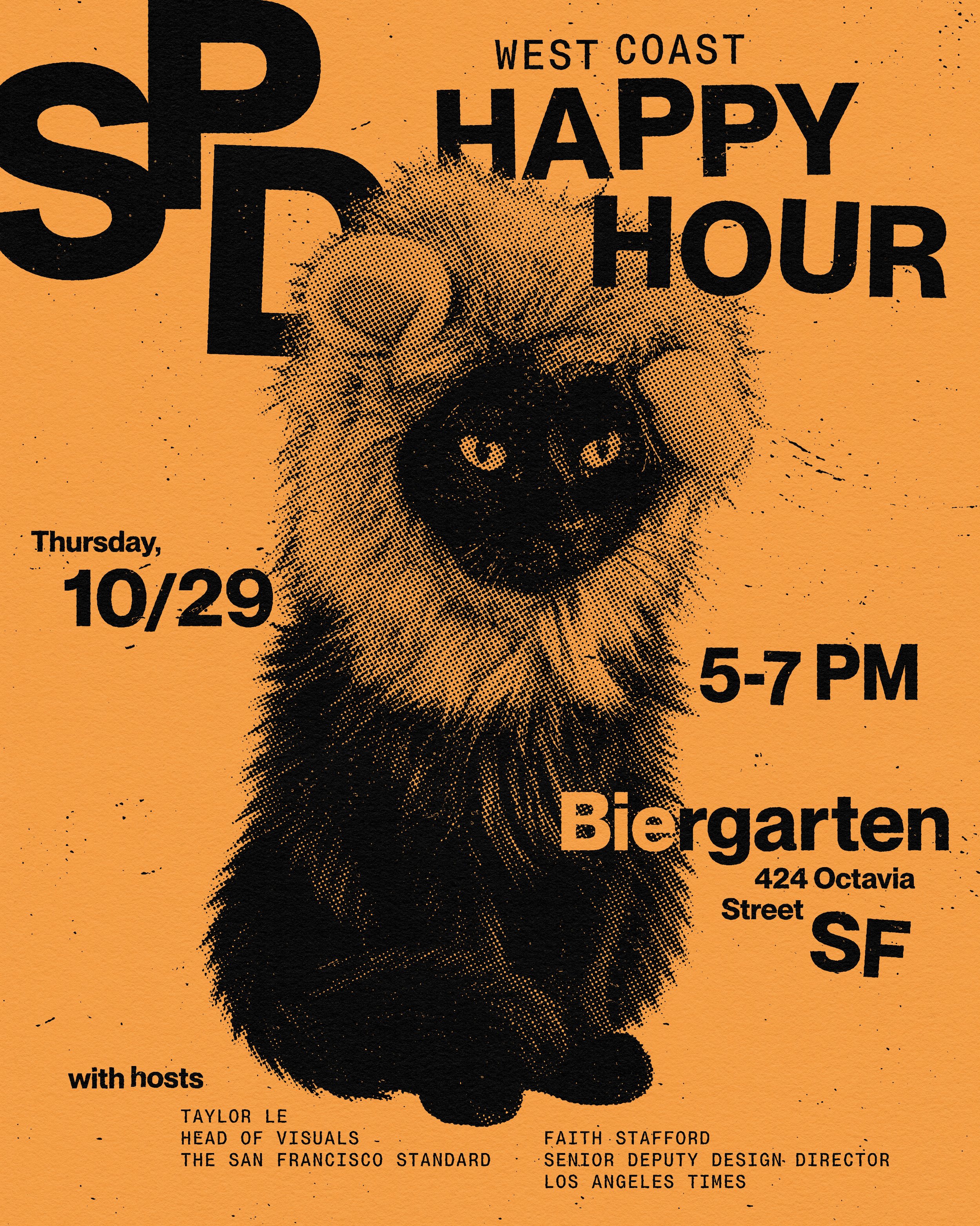 SPD West Happy Hour - October 29th, 2026 - San Francisco