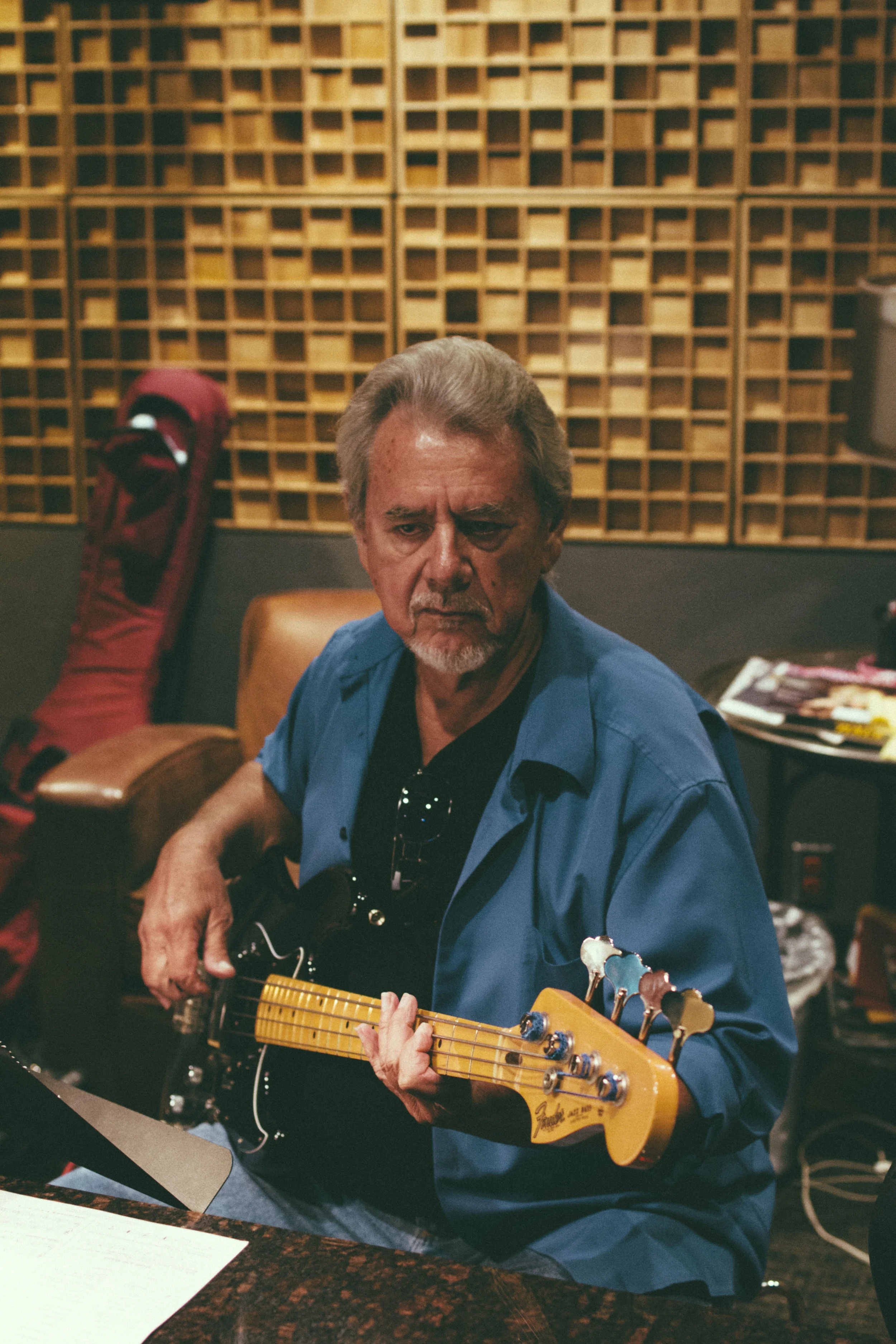 In session with Joe Osbourne at Blade Studios
