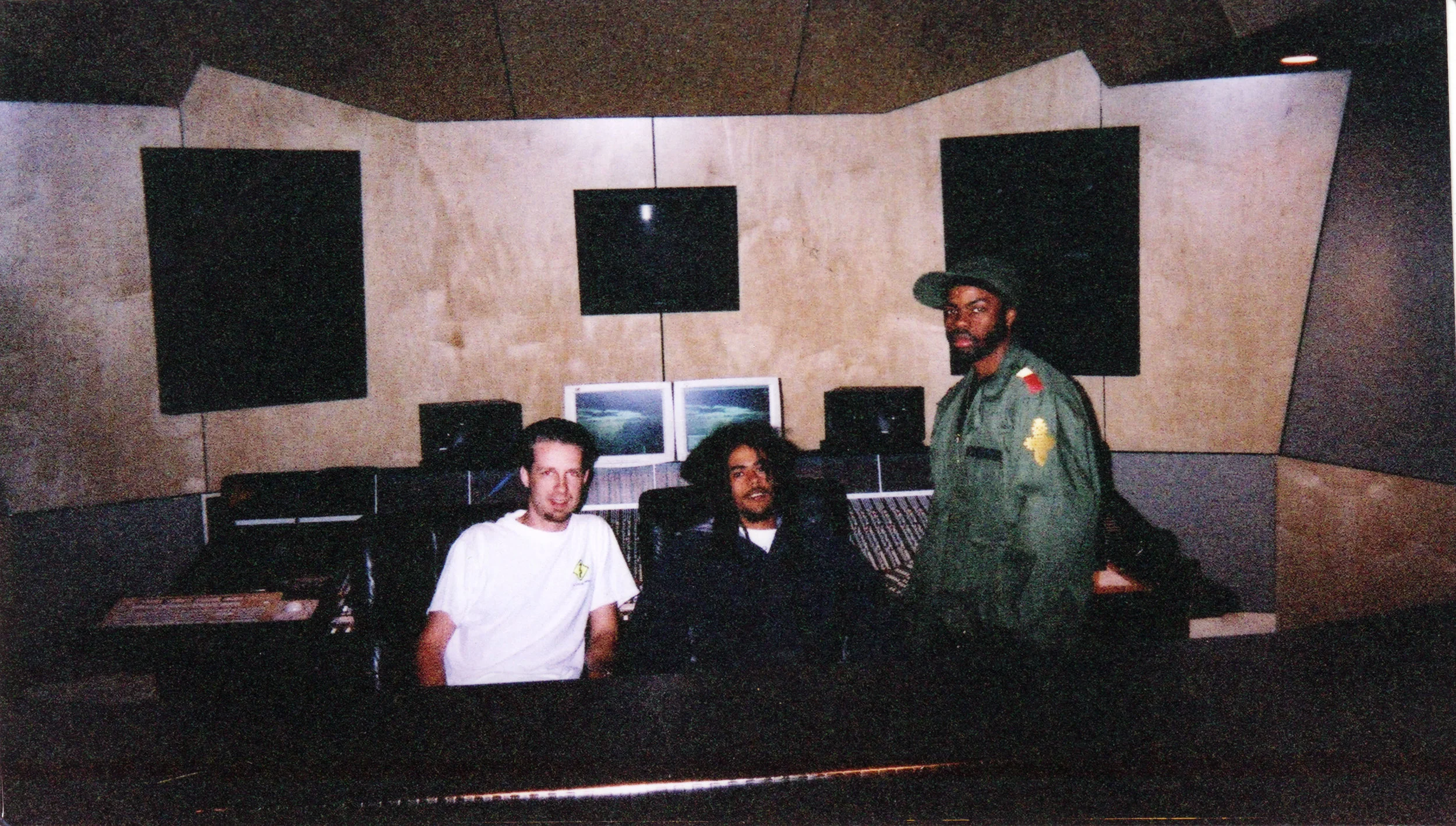 In Session with The Marley Brothers (Damien Marley in pic) at Luminous Sound