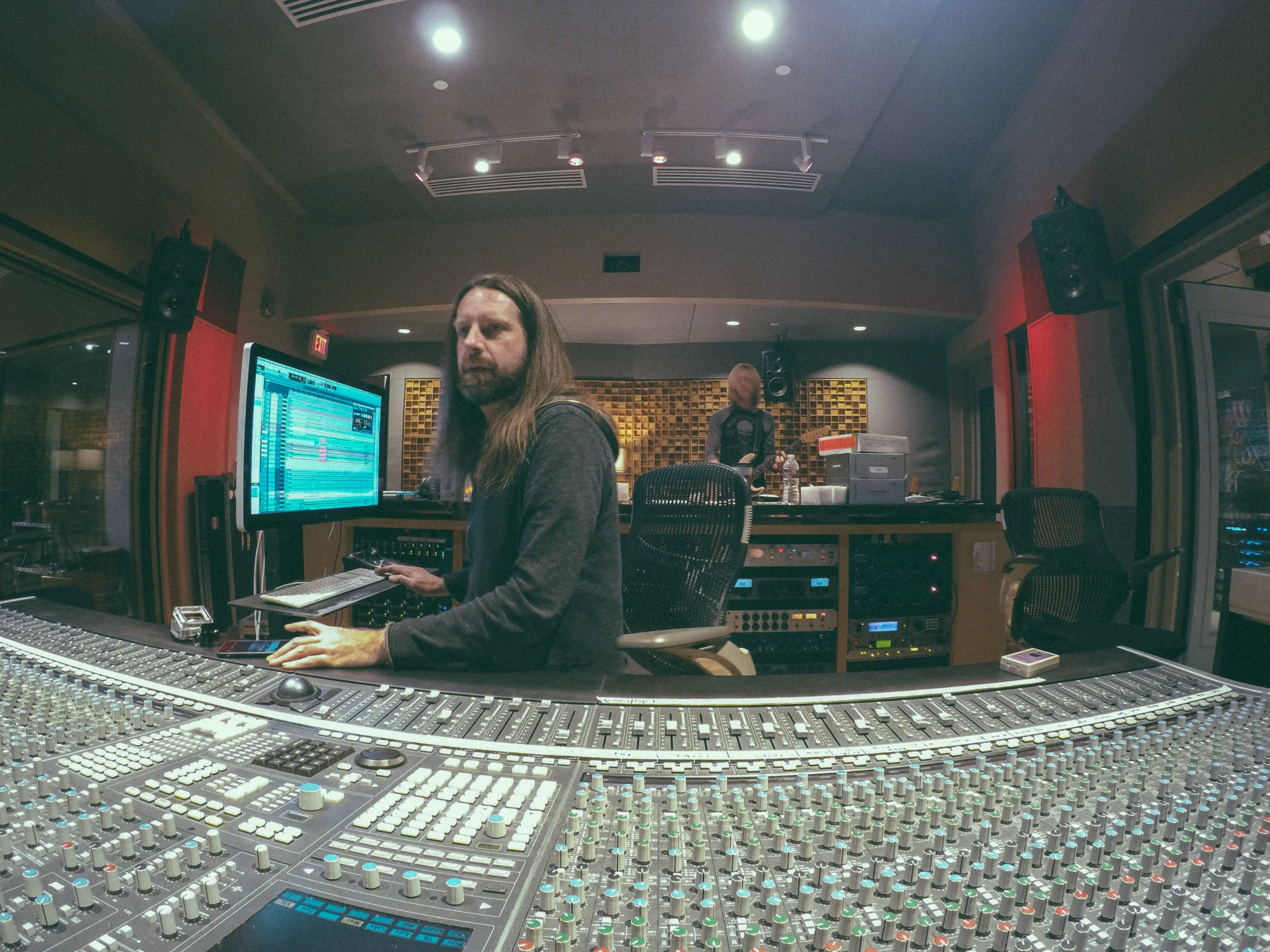 In session with Kenny Wayne Shepherd at Blade Studios, Shreveport, LA