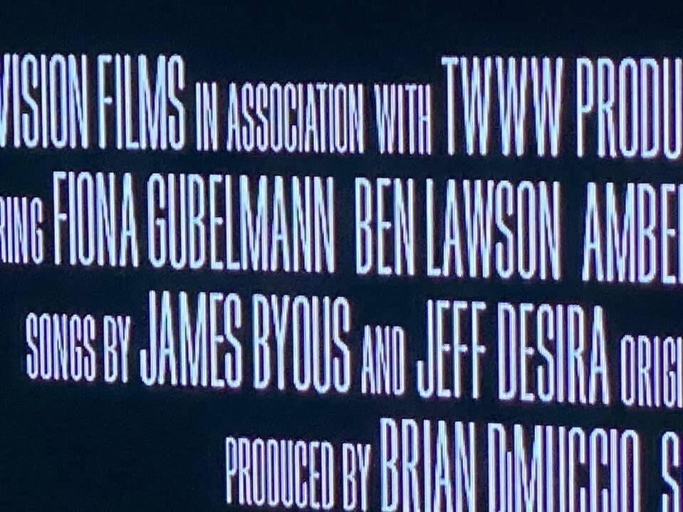 From the film credits for &ldquo;The Way We Weren&rsquo;t&rdquo;, which I&rsquo;m very proud to have contributed 3 songs including the theme song I co-wrote with my pal Andrew Griffin (Felsen, Cake, CVB). Ben Lawson is now in &ldquo;Firefly Lane&rdqu