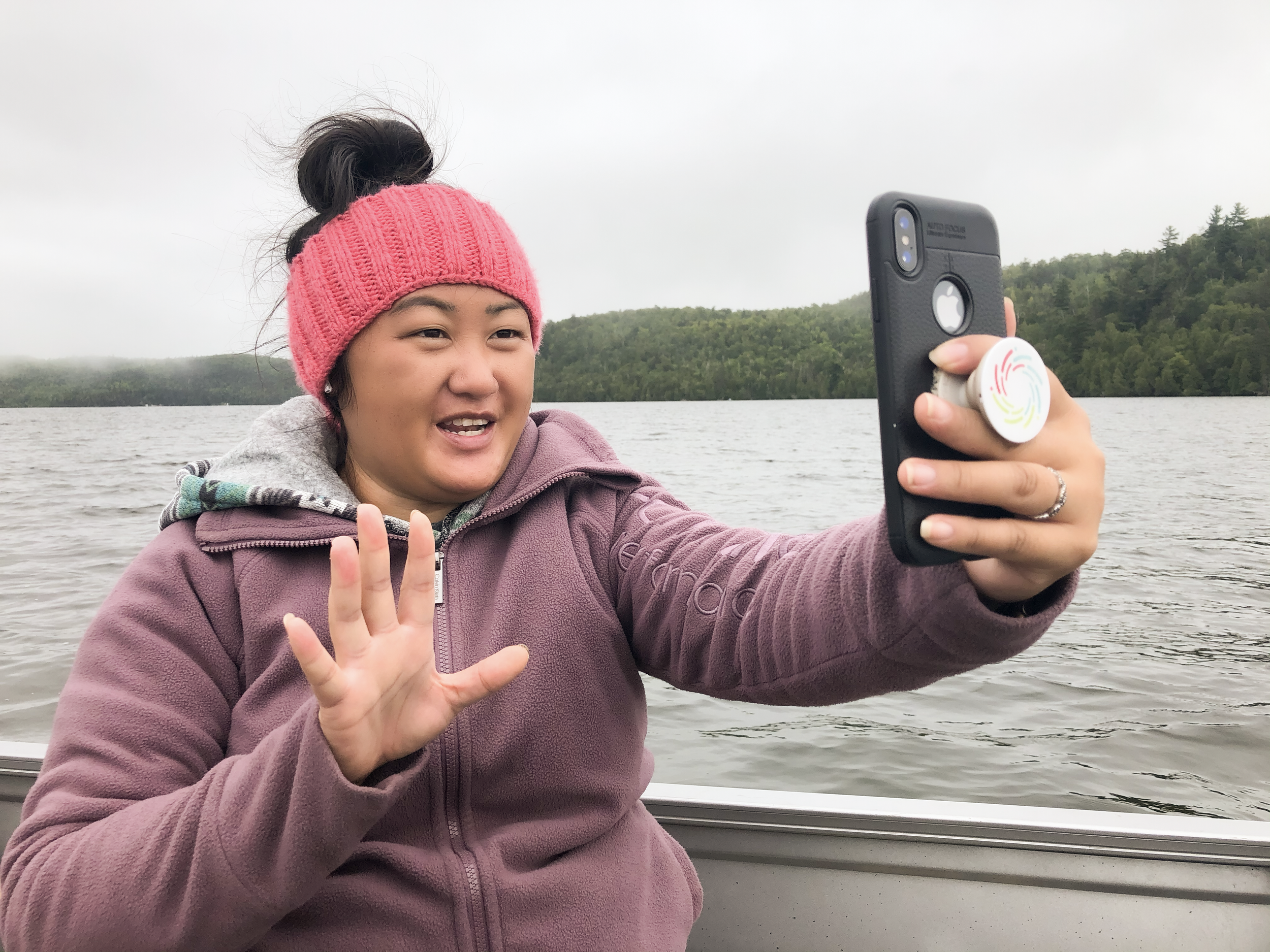  Leading a session with the youth from  Urban Roots  from a lake in Northern Minnesota. 