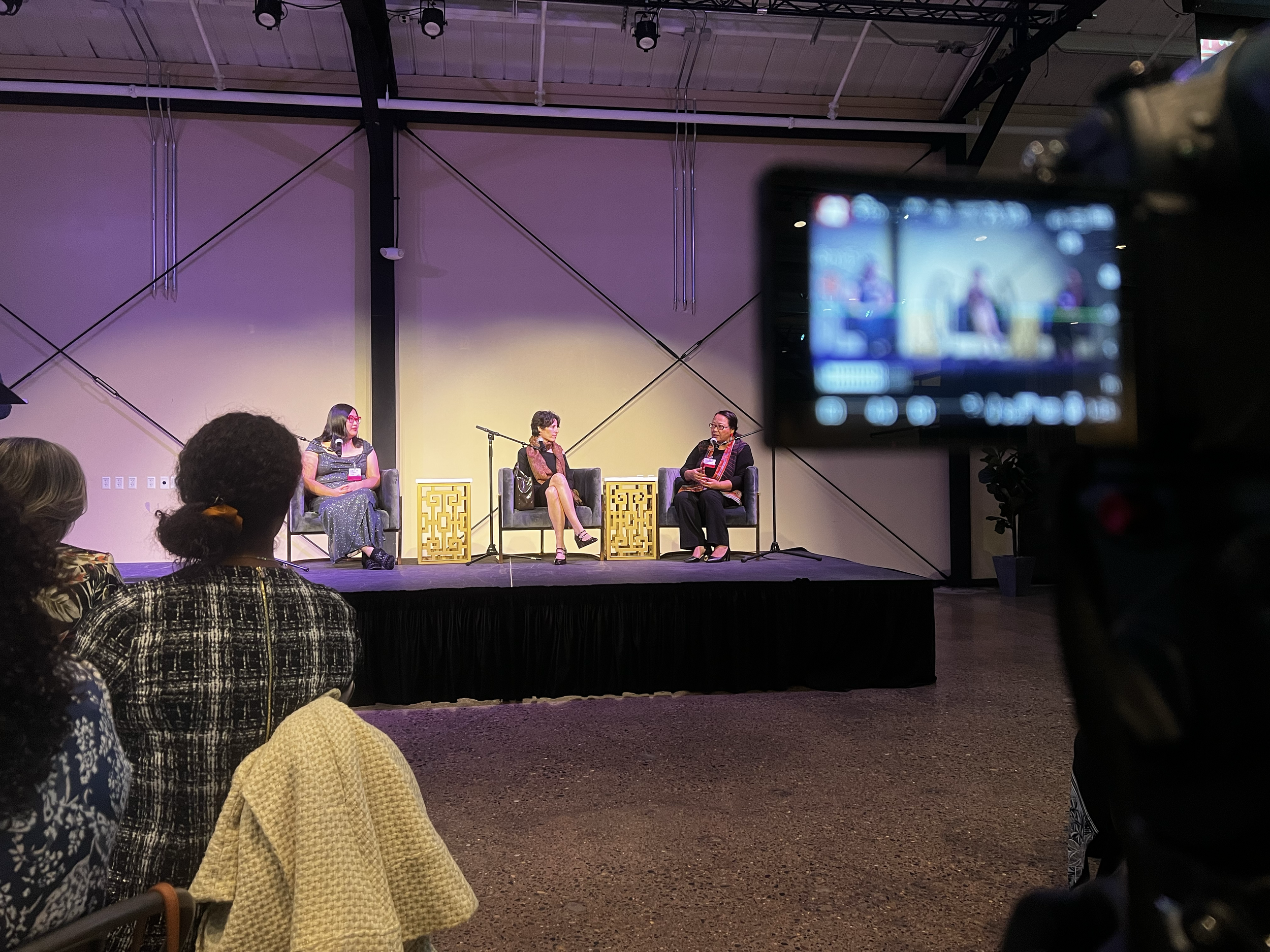  Capturing the keynote panel at a  CAPI USA  gala. 