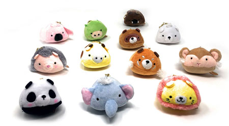3" Scooshin Zoo Plush , 12 Styles