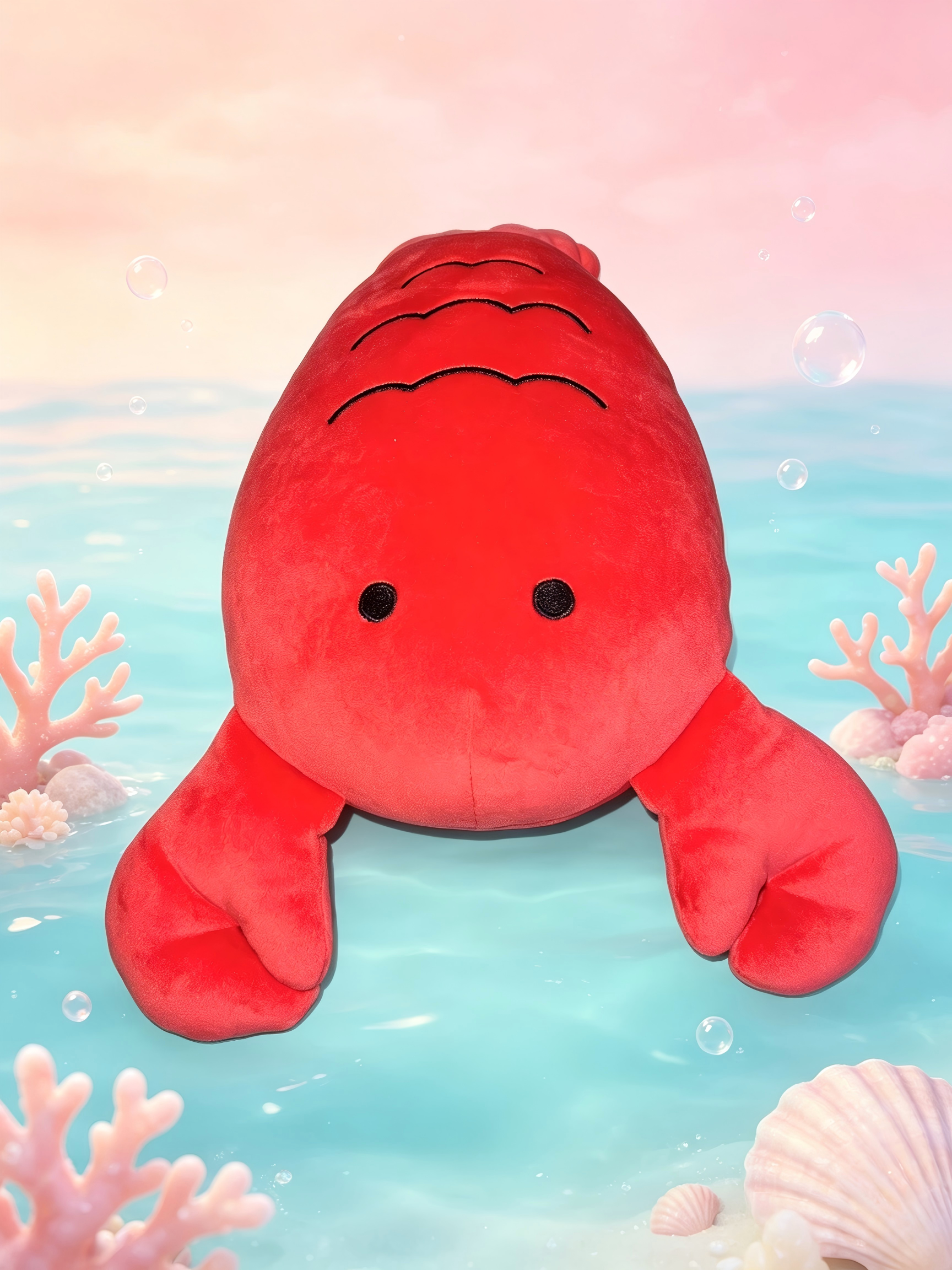 11" Ocean Shrimp Plush