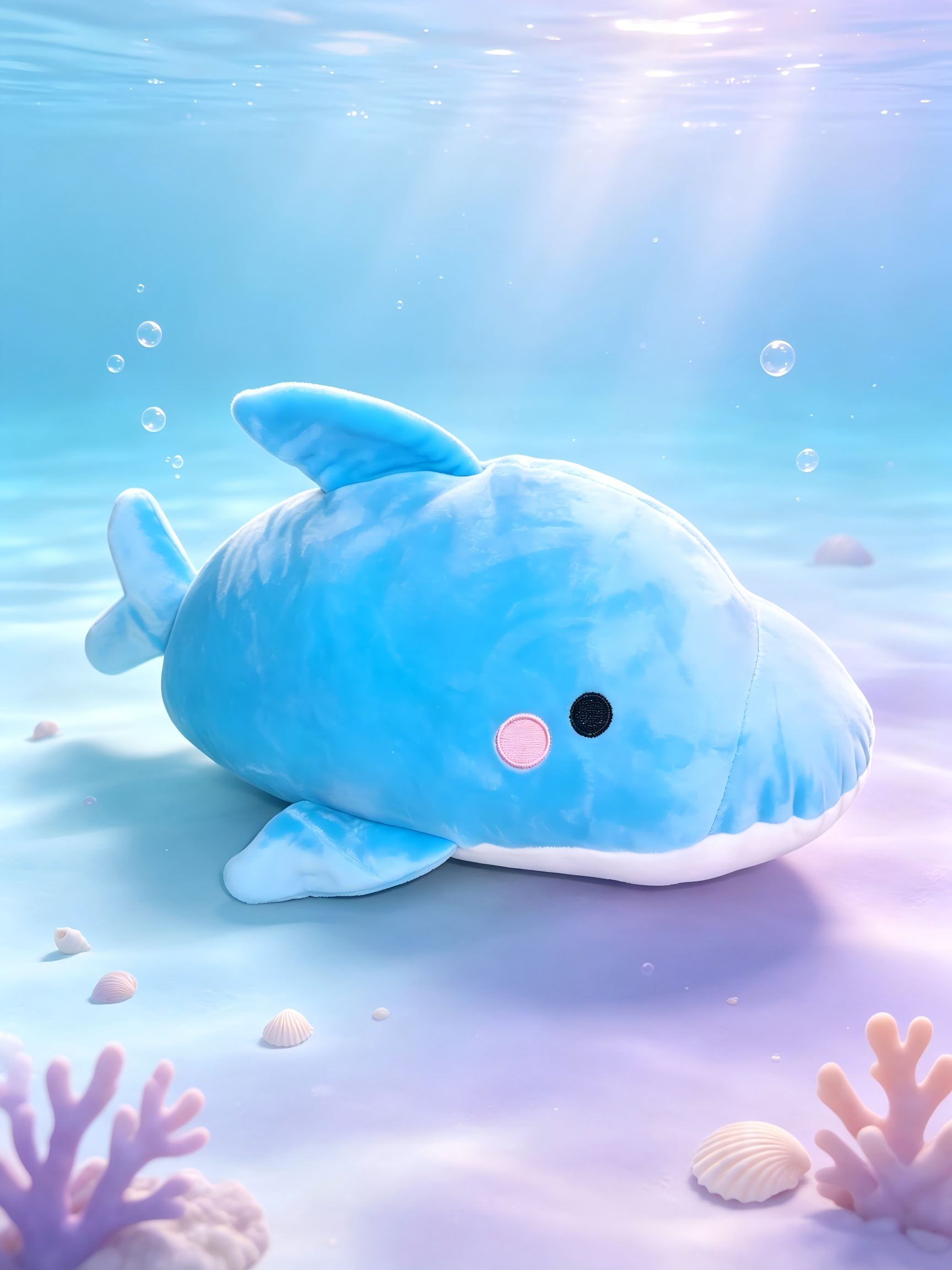 11" Ocean Dolphin Plush
