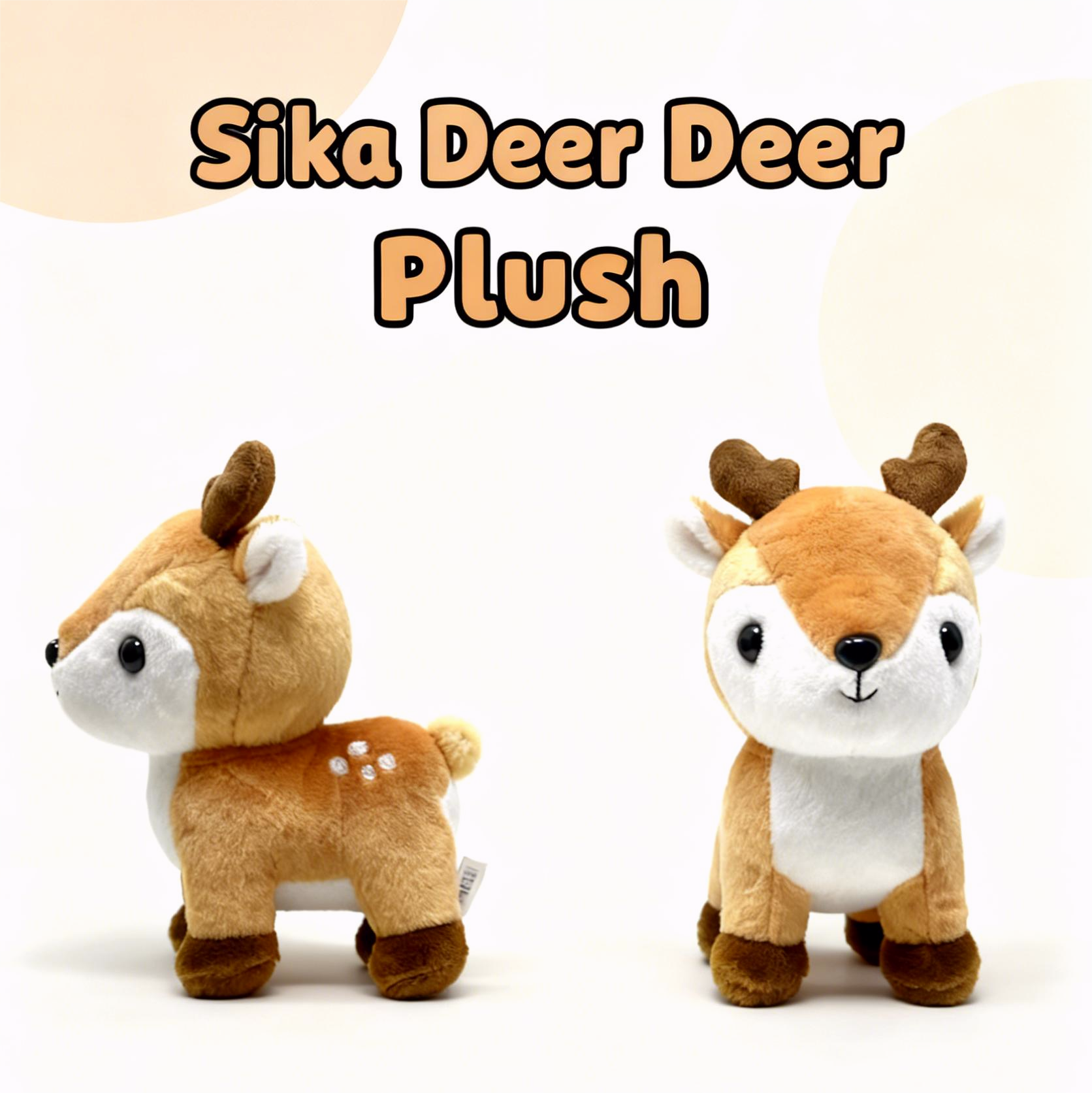7" Sika Deer Plush