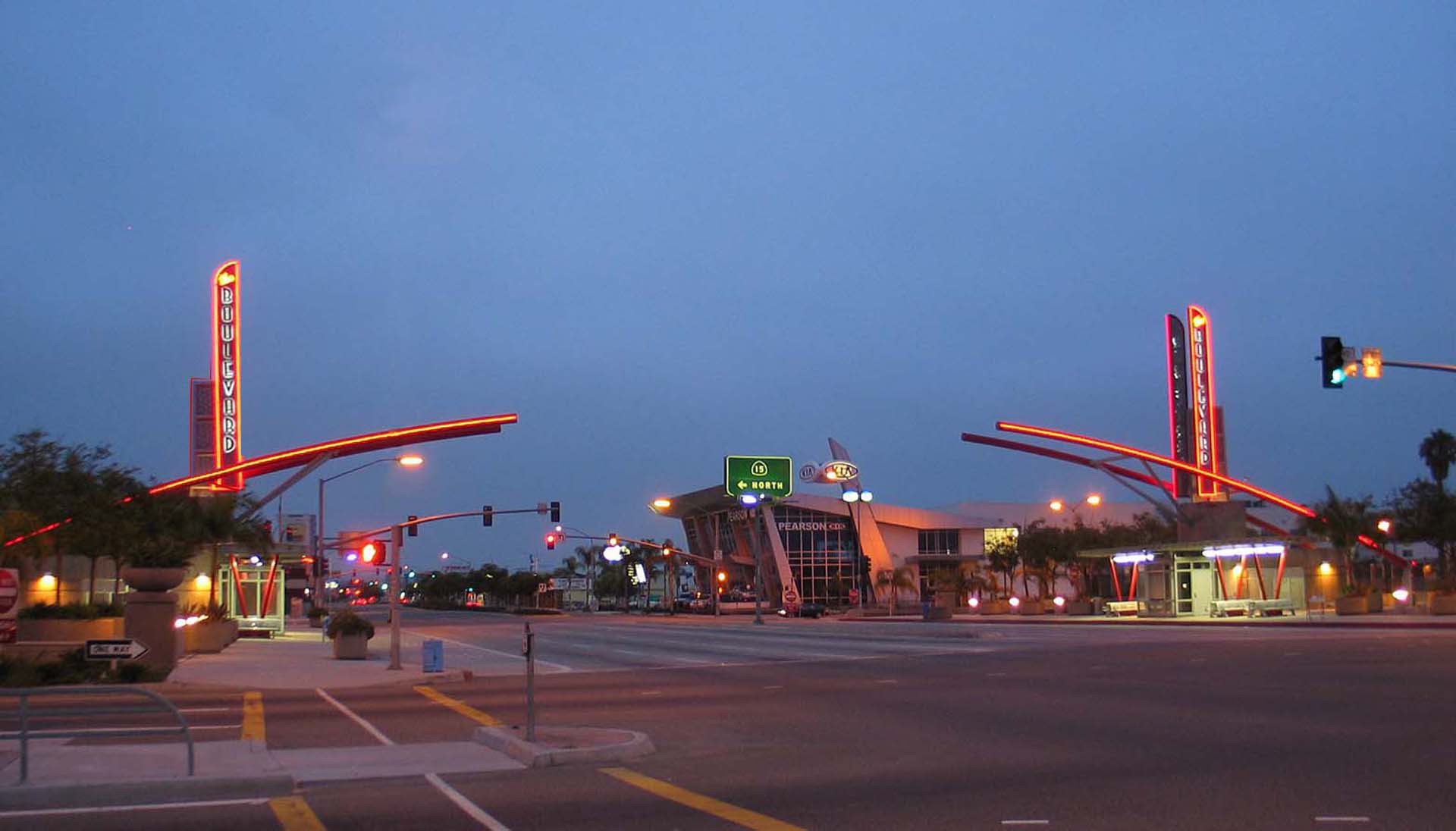 El Cajon Boulevard Transit Plaza Gateway