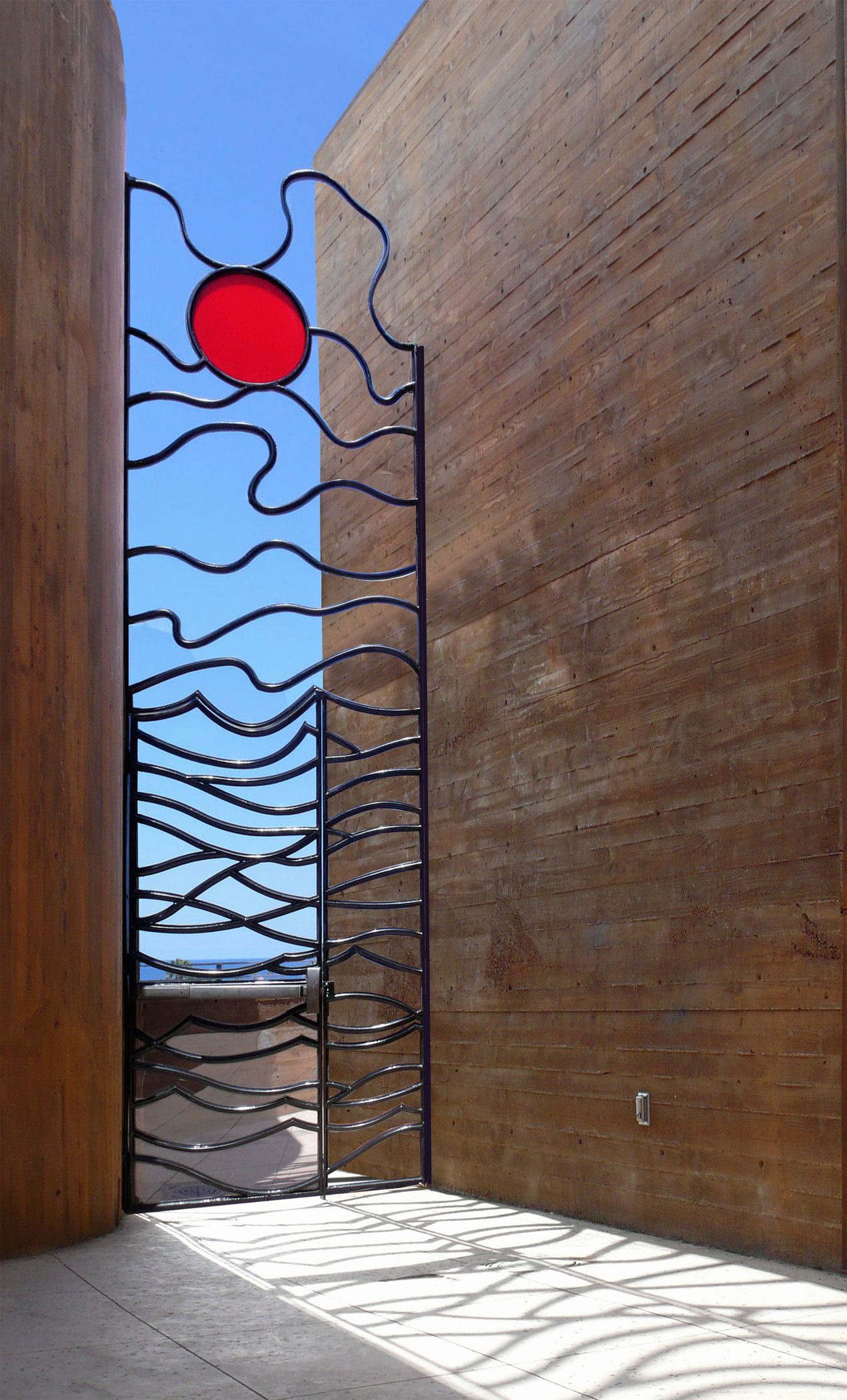 Courtyard Gate - Encinitas Community Library