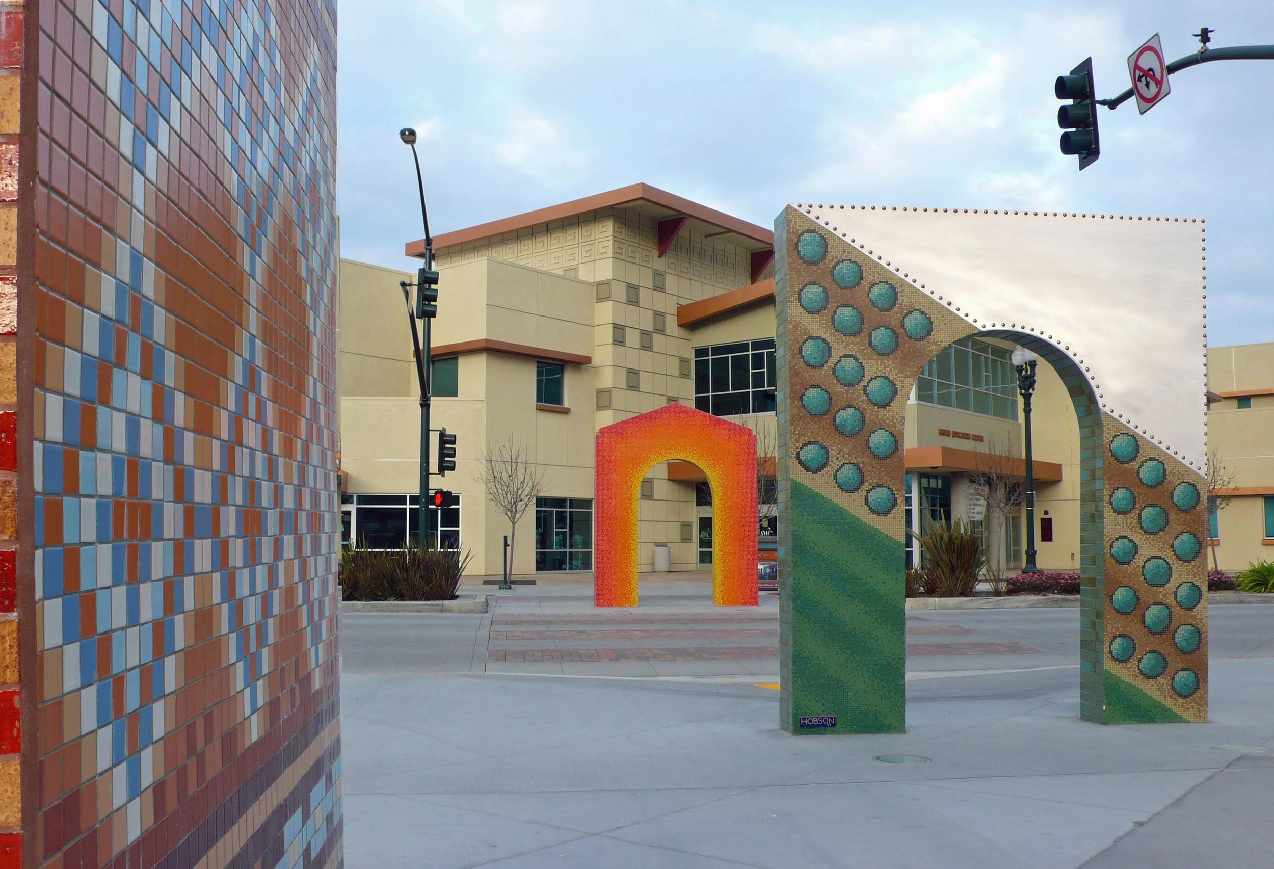 Portals in Time - National City Boulevard Streetscape and Fountain Promenade Project