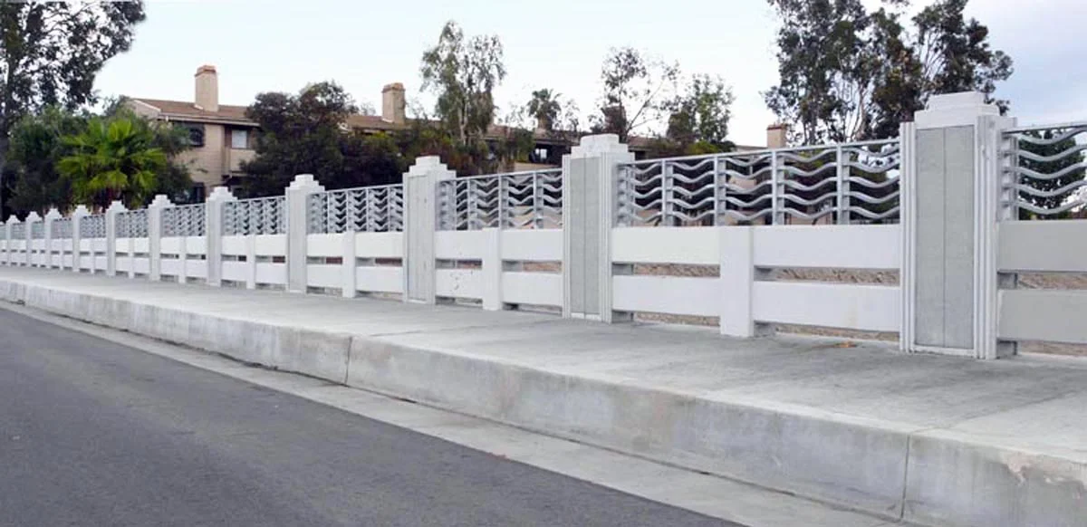 Bridge Railing - Van Nuys Boulevard at the Pacoima Wash