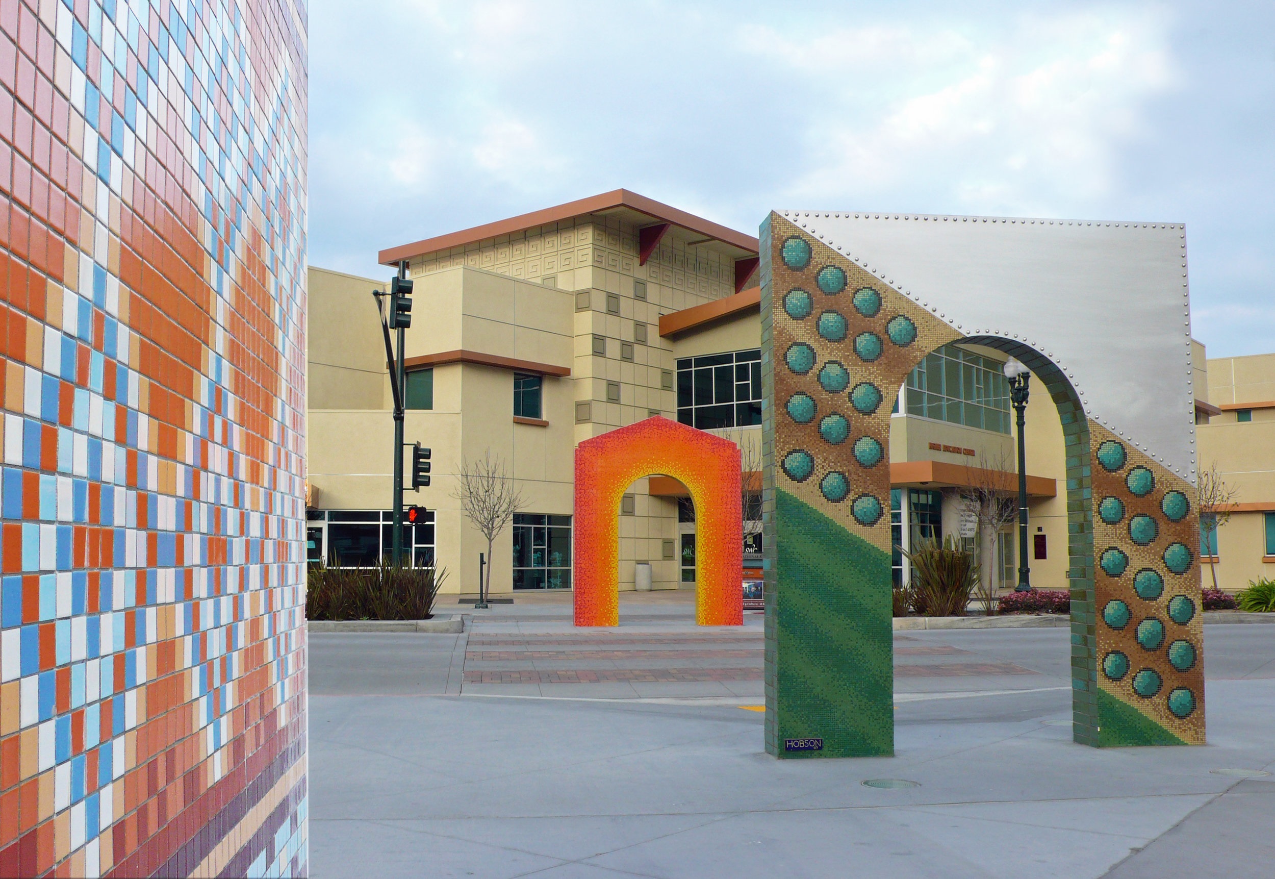 Portals in Time - National City Boulevard Streetscape and Fountain Promenade Project