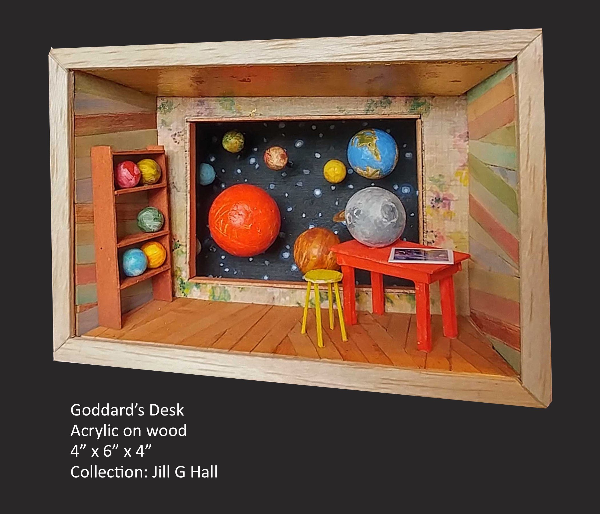 Goddard's Desk acrylic on wood  4 x 6 x 4 Collection Jill G Hall.jpg