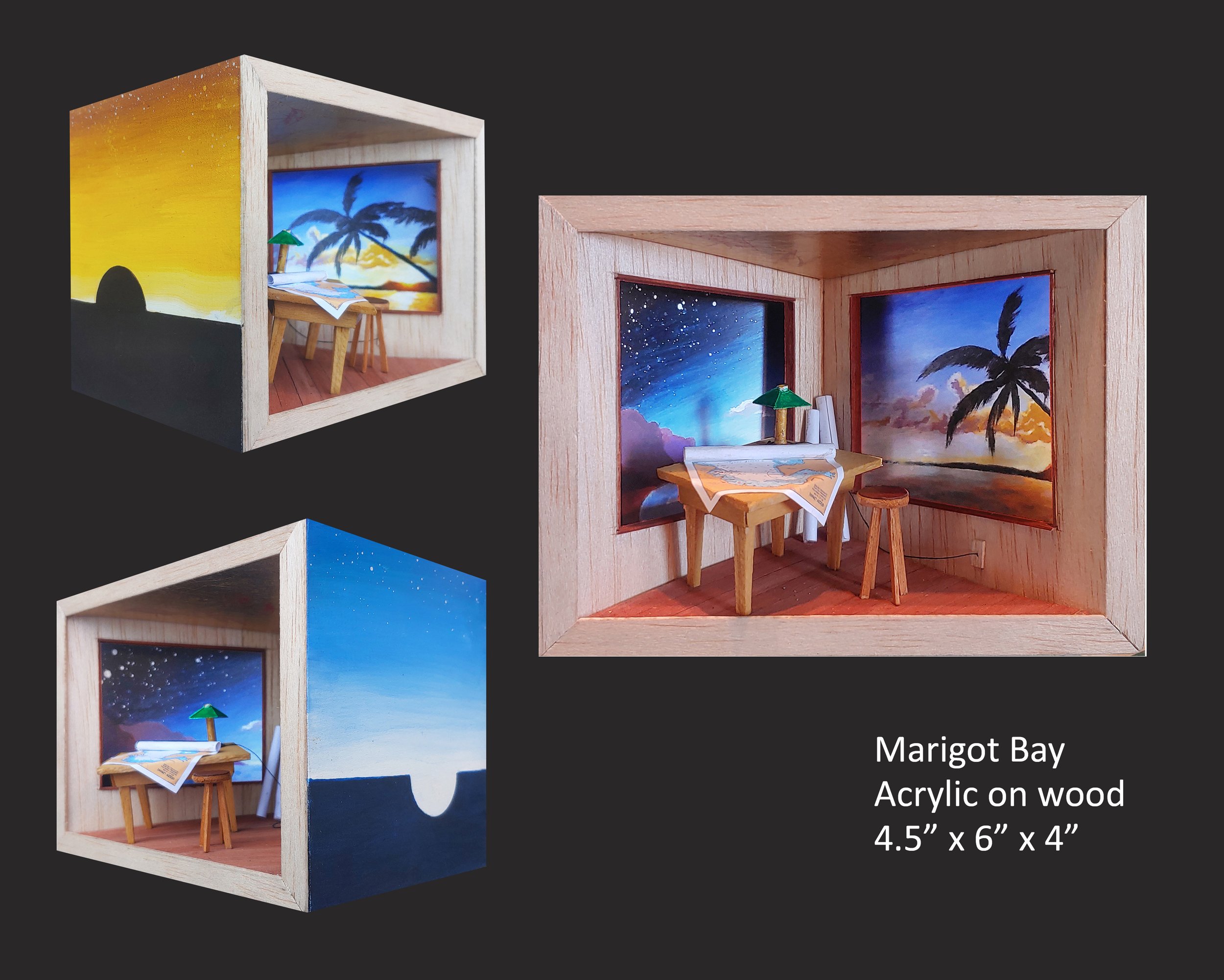 Marigot Bay acrylic on wood 4.5 x 6 x 4.jpg