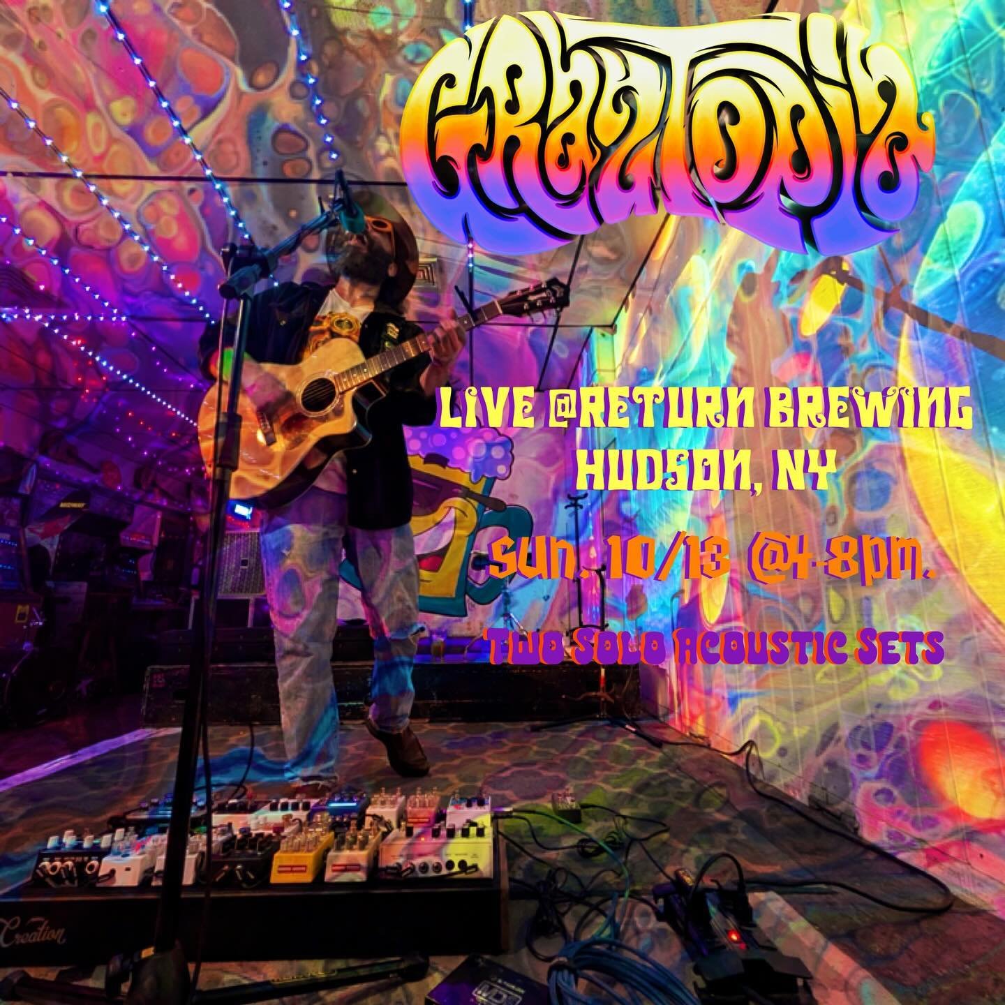 &ldquo;Never miss a Sunday show&rdquo; as they say. And this Sunday (10/13) afternoon&gt;the evening I&rsquo;m making my debut at @returnbrewing in Hudson, NY. The music starts at 4pm. and there will be two sets of unadulterated Graztopia music. Have