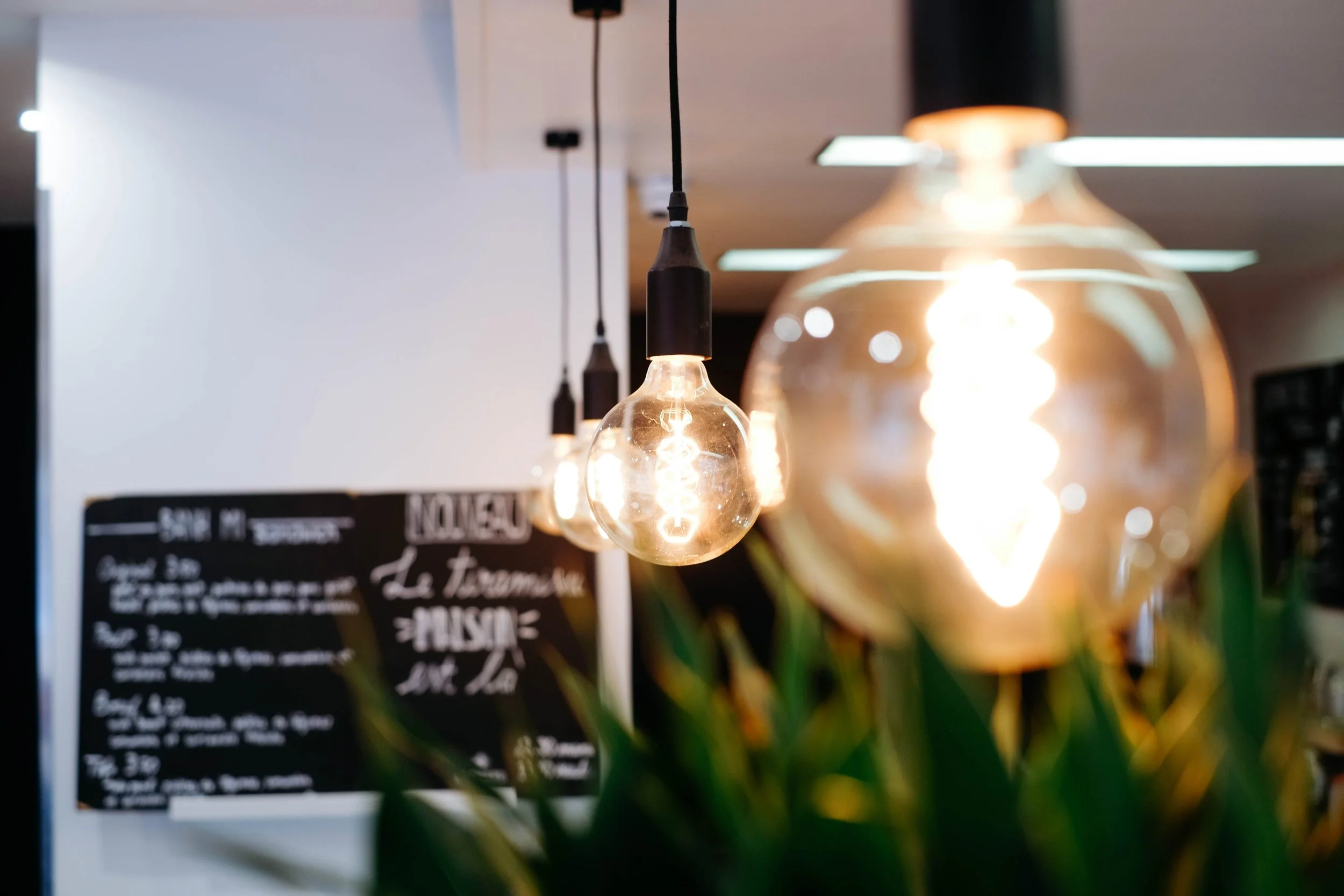 Cafe lighting