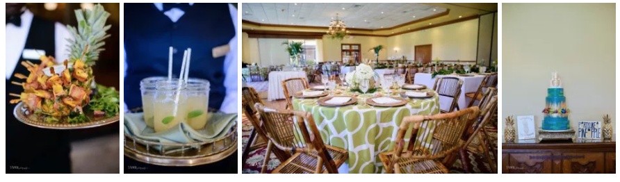 Bluegrass Chic - Tropical Centerpieces and White Floral