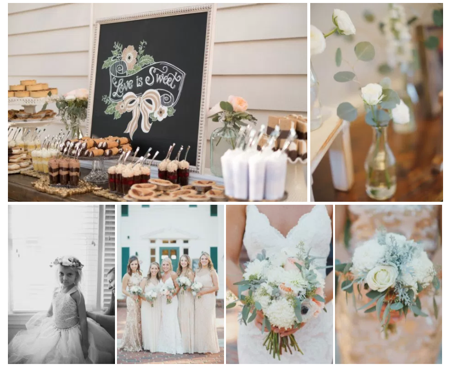 Bluegrass Chic - Perfectly Peach Reception at Cypress Grove
