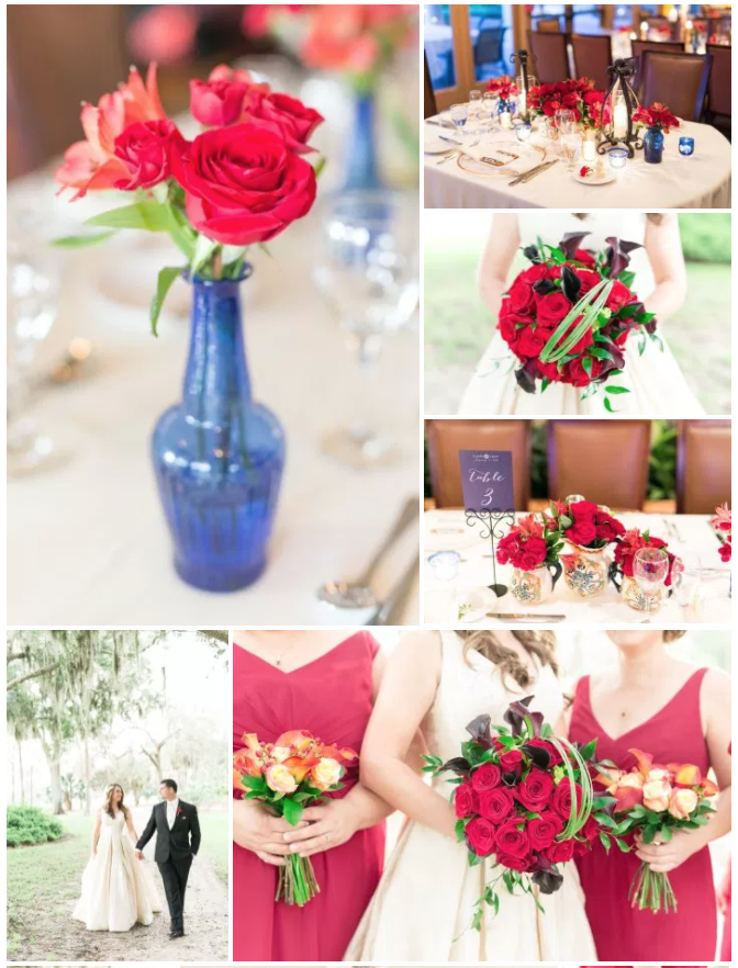 Bluegrass Chic - Spanish Wedding Reception Tables