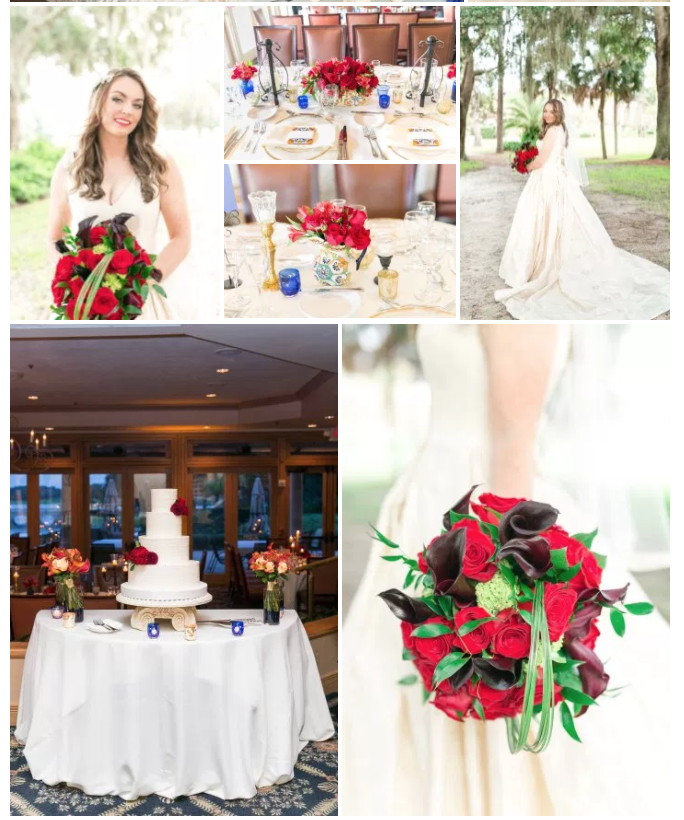 Bluegrass Chic - Red Rose Spanish Wedding