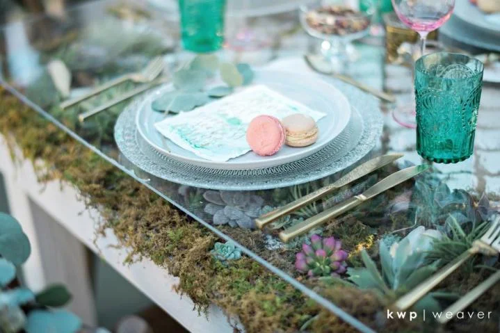 Bluegrass Chic - Succulent table design