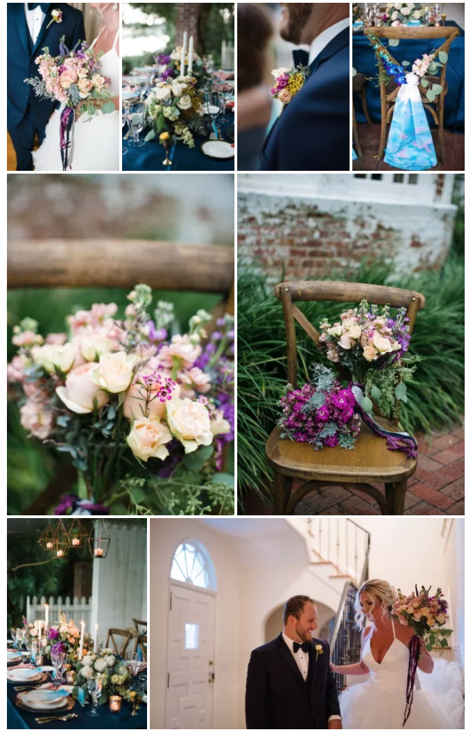 Bluegrass Chic - Watercolor Floral Details