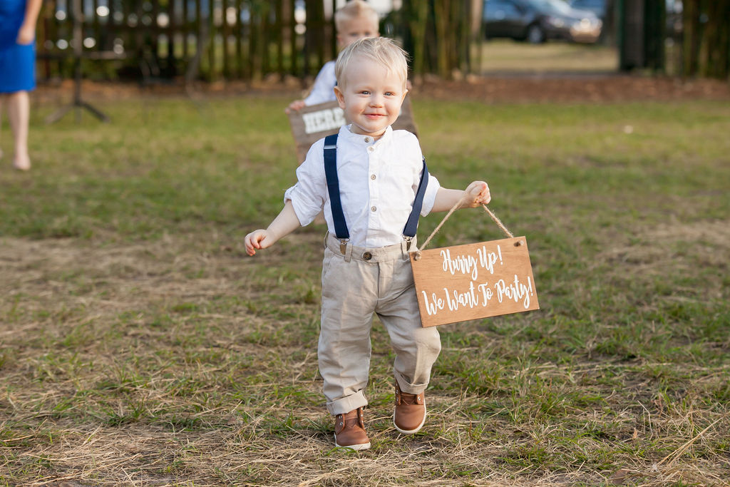 Bluegrass Chic - ring bearer here comes the bride