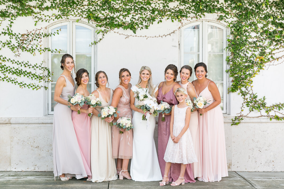 Bluegrass Chic - Blush and White Orchid Wedding Park Ave Winter Park