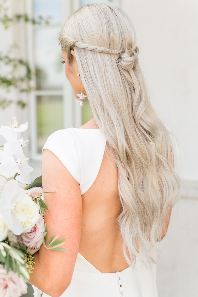 Bluegrass Chic - Blush and White Orchid Wedding Park Ave Winter Park
