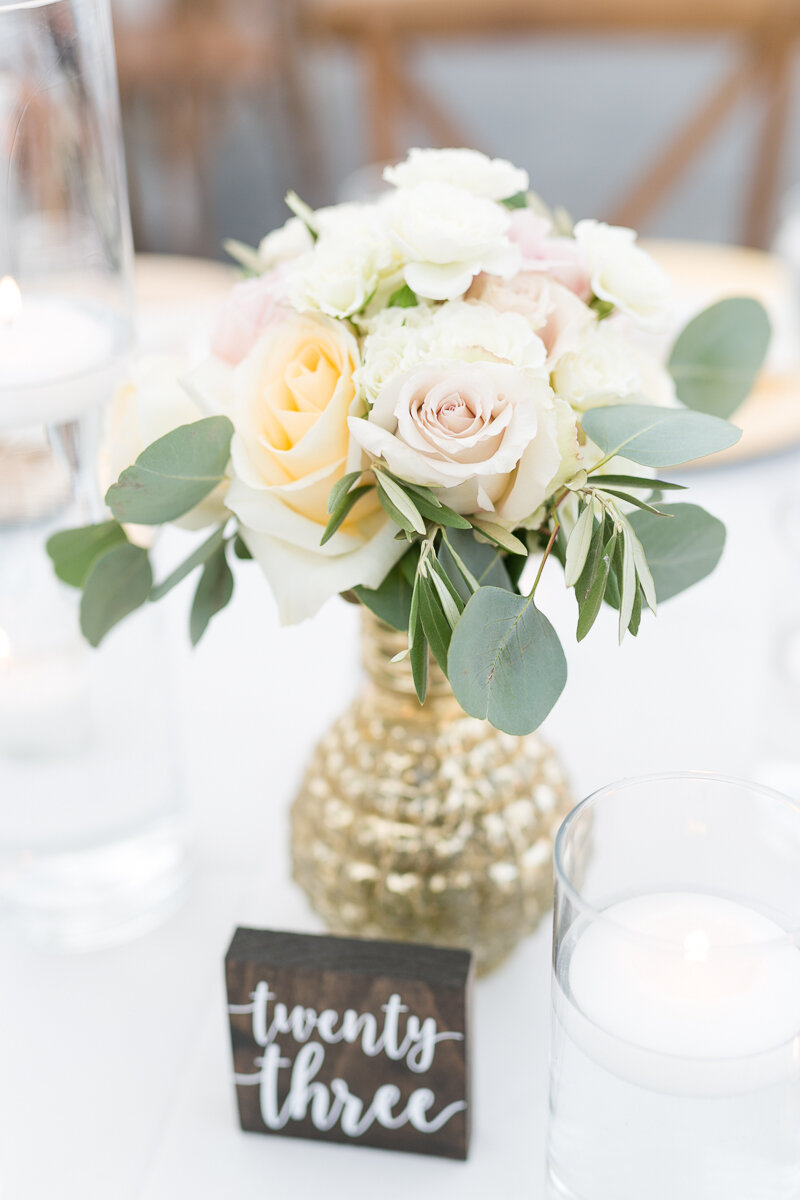 Bluegrass Chic - Blush and White Orchid Wedding Park Ave Winter Park repurposed bouquet
