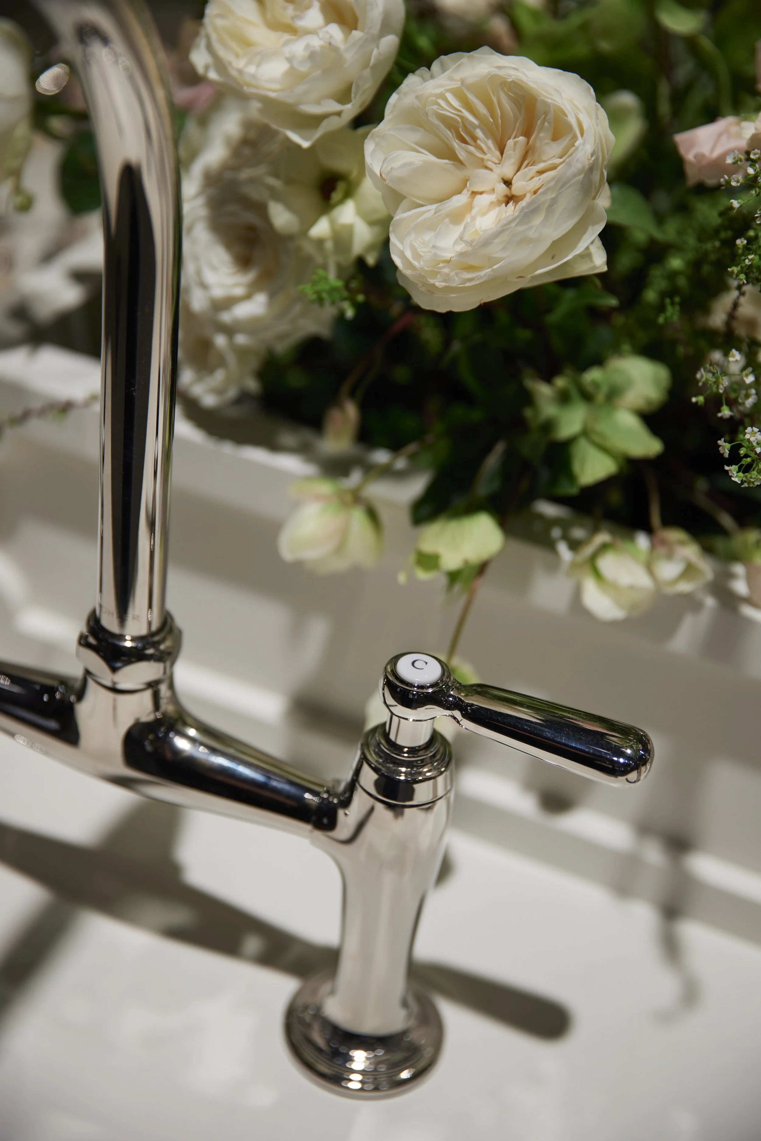 Ikebana Delta Faucet Floral designed by Bluegrass Chic