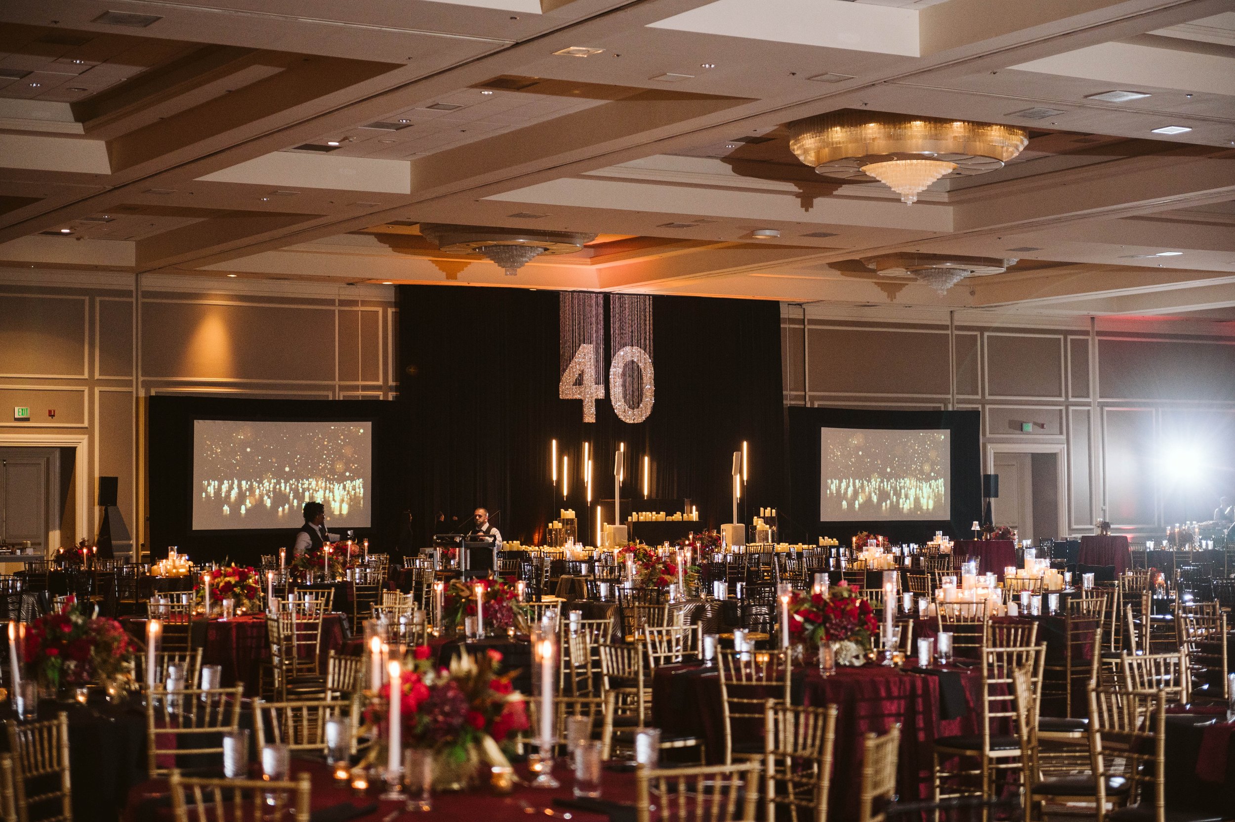 Bluegrass Chic Orlando Corporate Event Florist | Anniversary Celebration Floral Design