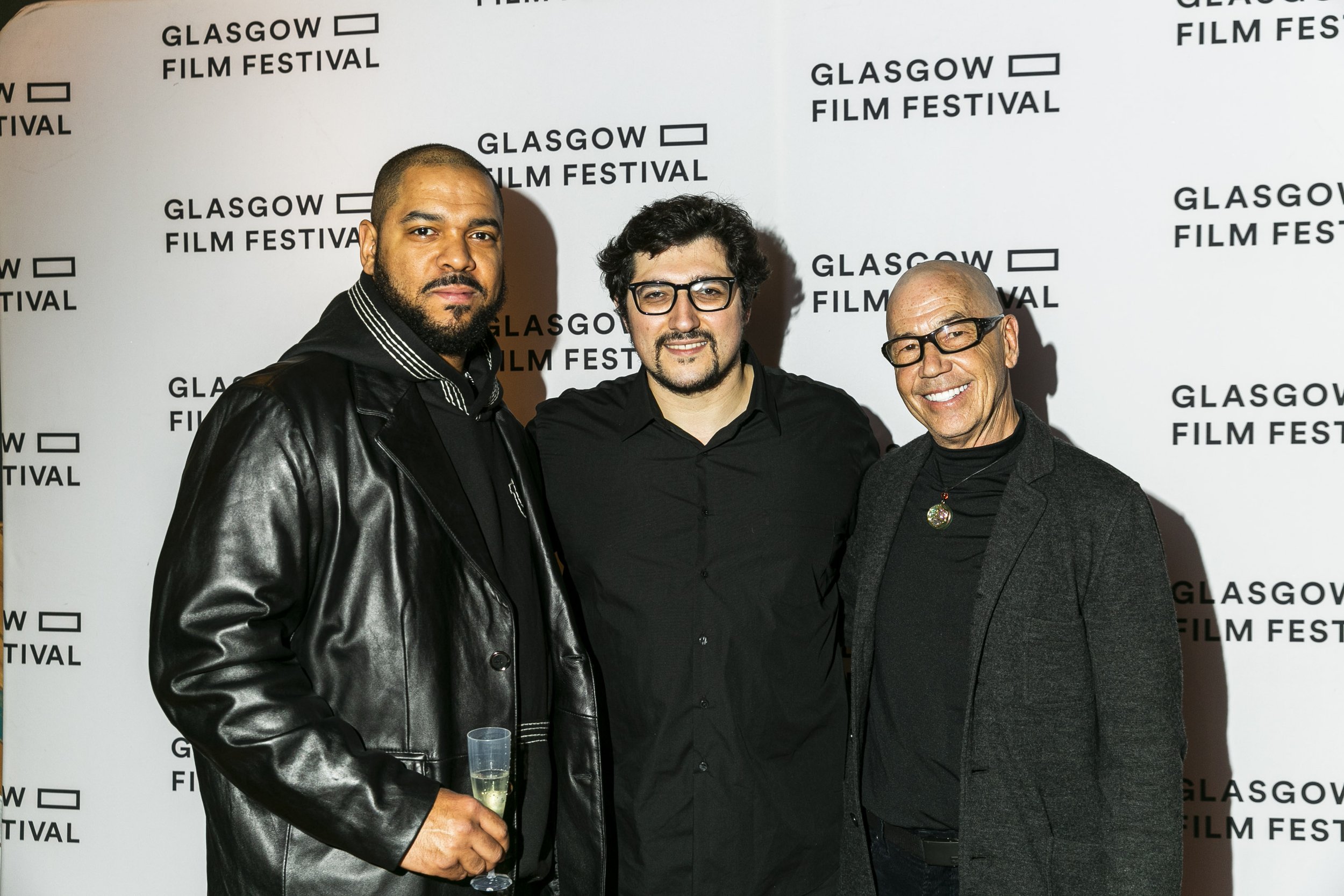 Darryle Johnson ( Harry ), Daniel V. Masciari ( Writer/Director ) and Jeff DuMont ( Jack ) at the Glasgow Film Festival (Photography by Eoin Carey)