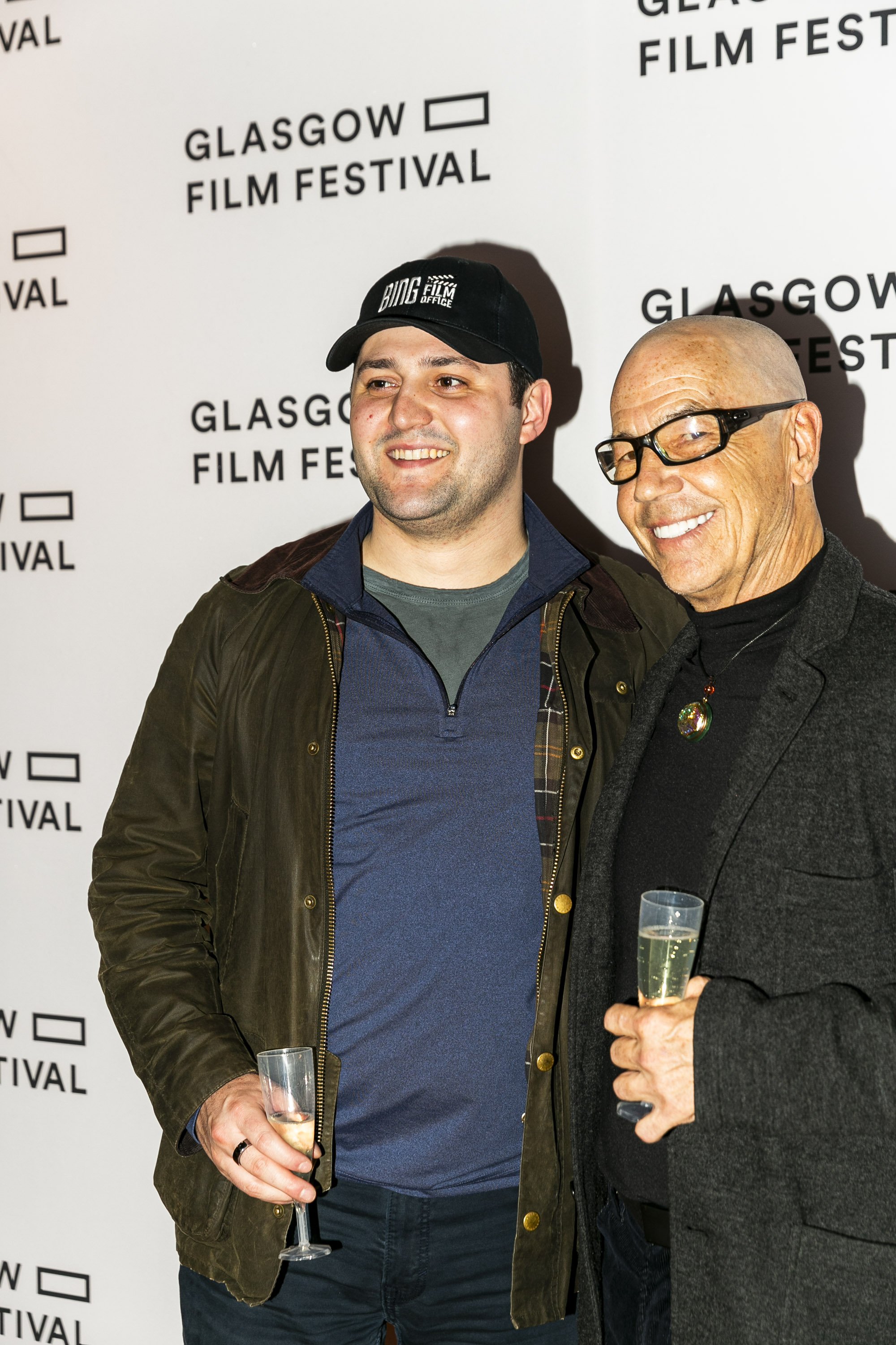Louis Newman ( Associate Producer ) and Jeff DuMont ( Jack ) at the Glasgow Film Festival (Photography by Eoin Carey)