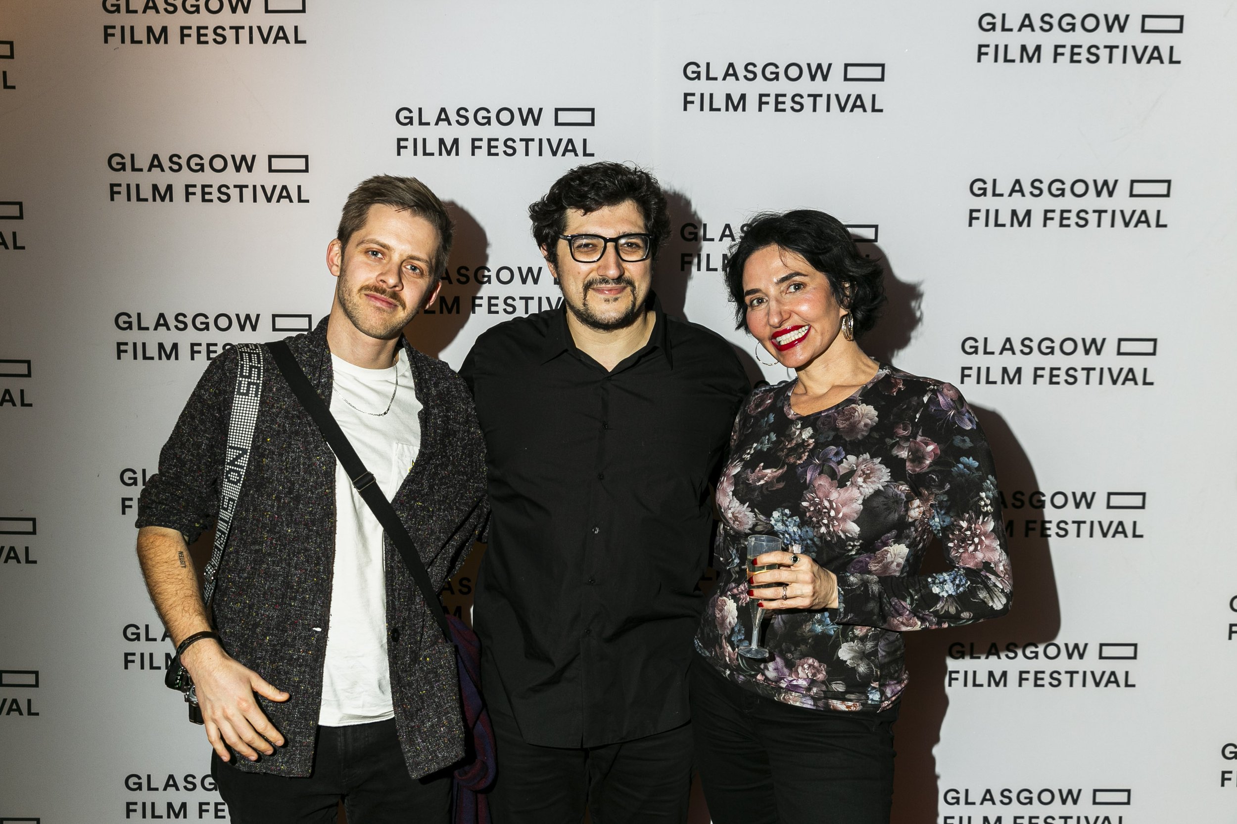 Jackson Jarvis ( Director of Photography ), Daniel V. Masciari ( Writer/Director ) and Eliza VanCort ( Producer/Elaine ) at the Glasgow Film Festival (Photography by Eoin Carey)