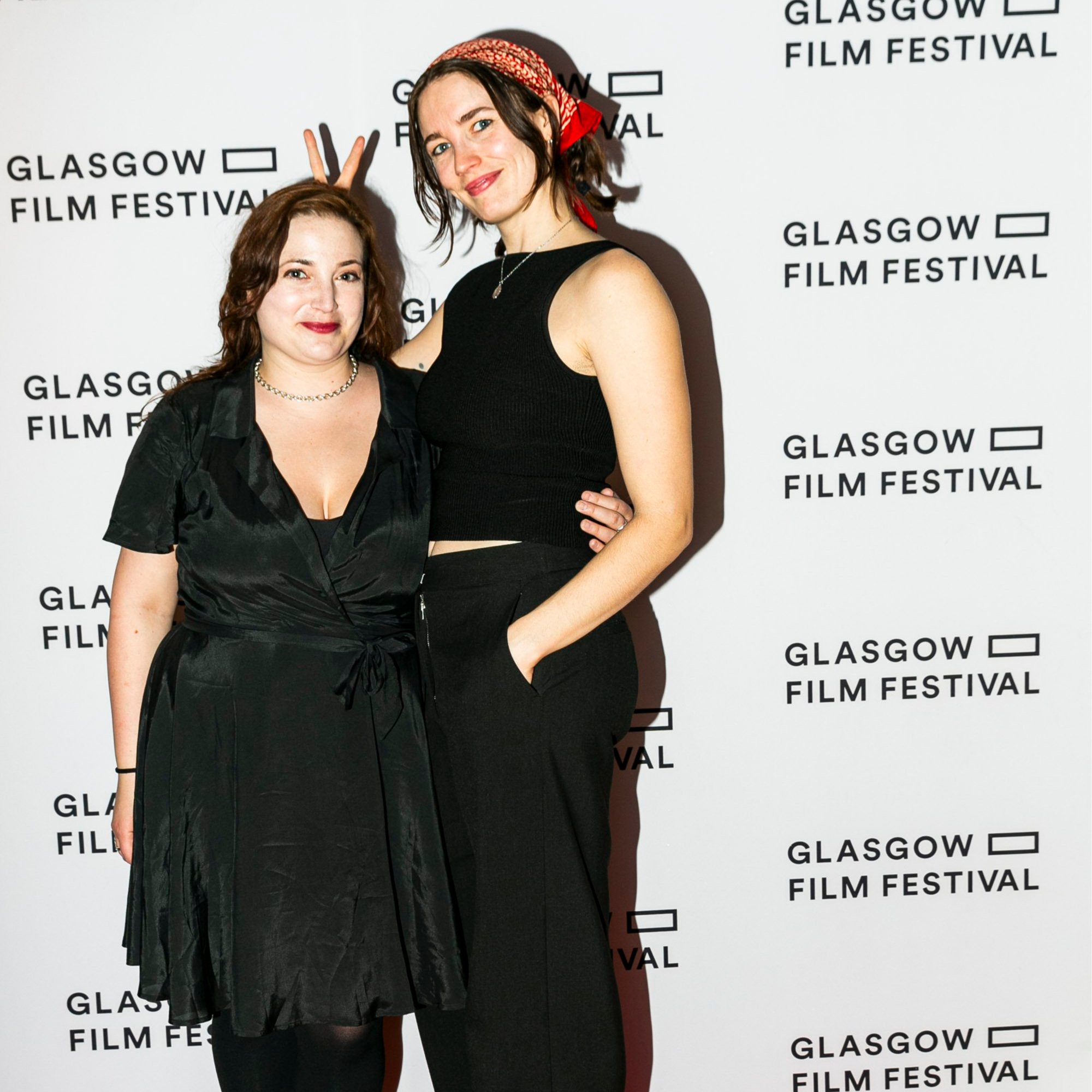 Molly Schneider ( Art Director ) and Molly Longwell ( Production Designer ) at the Glasgow Film Festival (Photography by Eoin Carey)