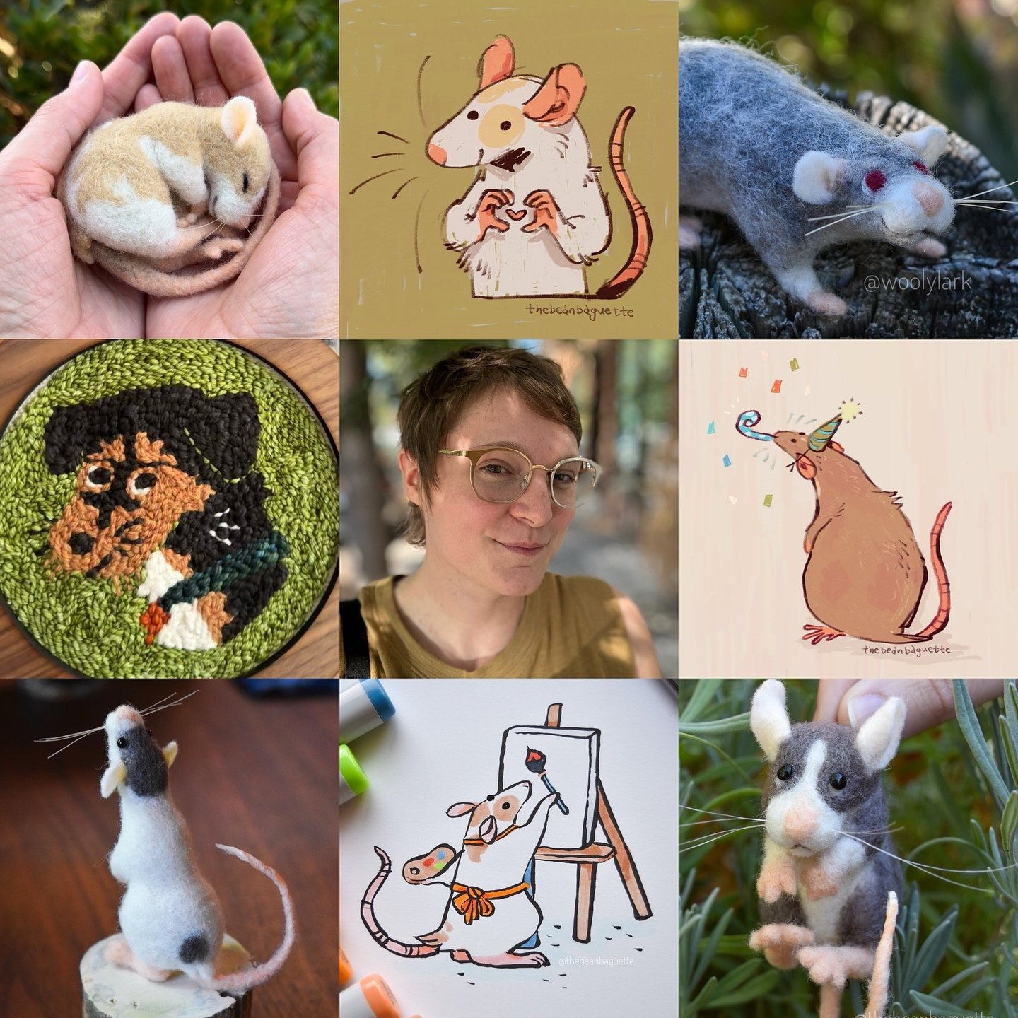 My #artvsartist for 2024. It&rsquo;s been a rough year in my personal life, I cut back on a lot of drawing aside from Rattober to free myself of pressure and focused on pushing needle felting (which resulted in fewer finished projects to share, but a