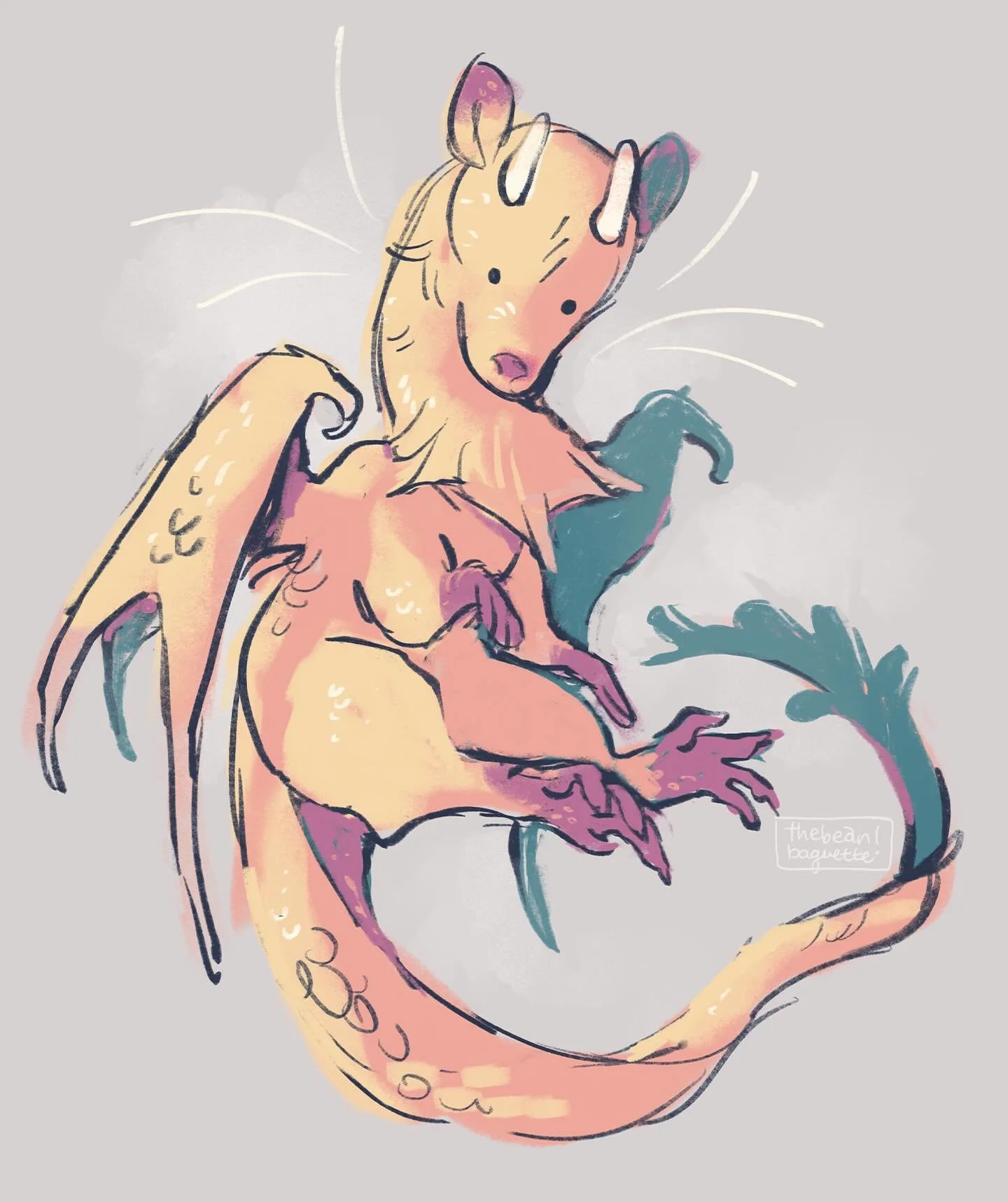 Getting back into it, a drawing for me because it feels good to draw. After a break from drawing over the winter and seeing how much my wrist strain vanished, while I continued all my other activities (!!), it&rsquo;s a little hard to feel safe in th