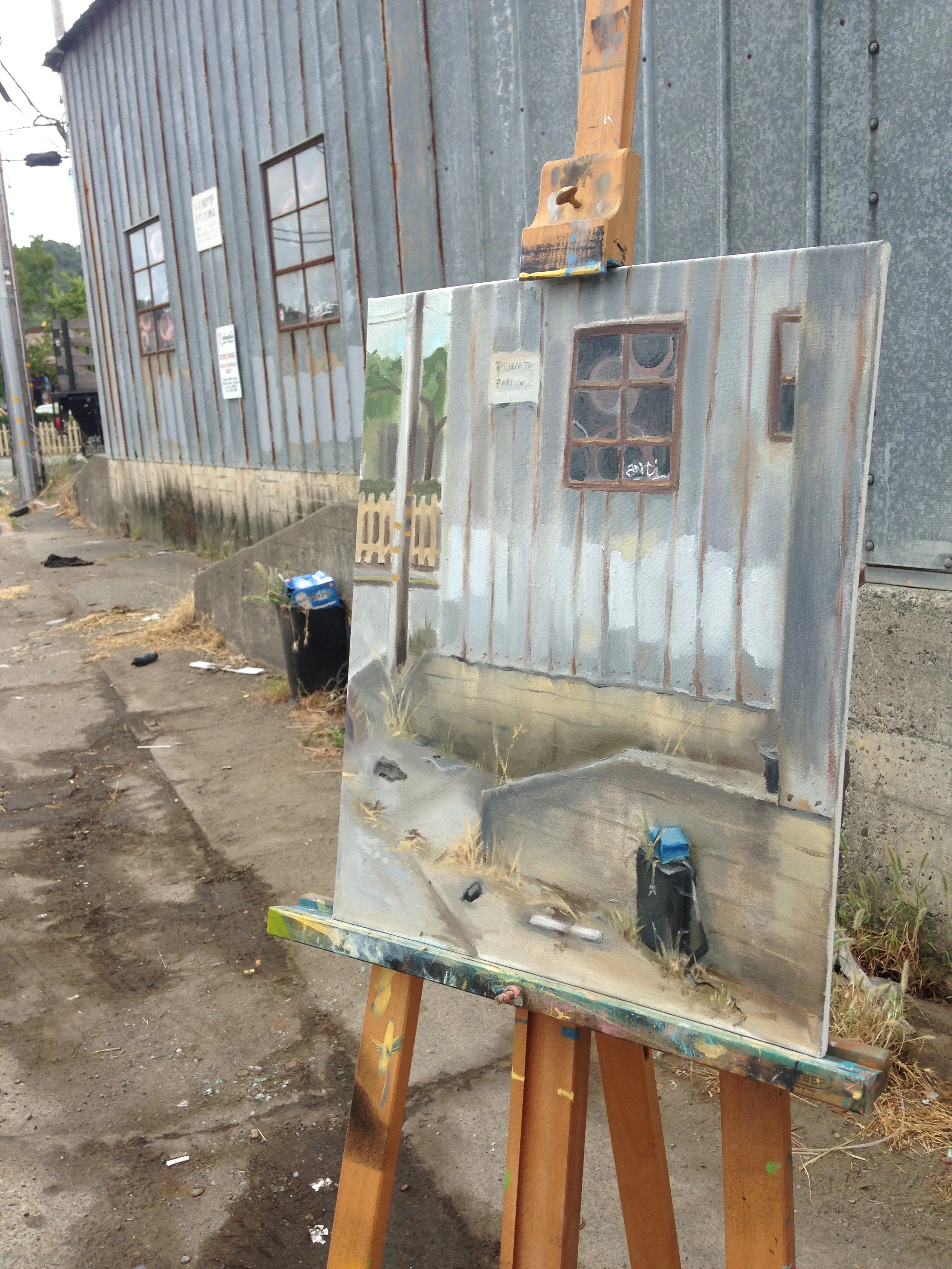 San Rafael, oil on canvas, 16"x12" 2017