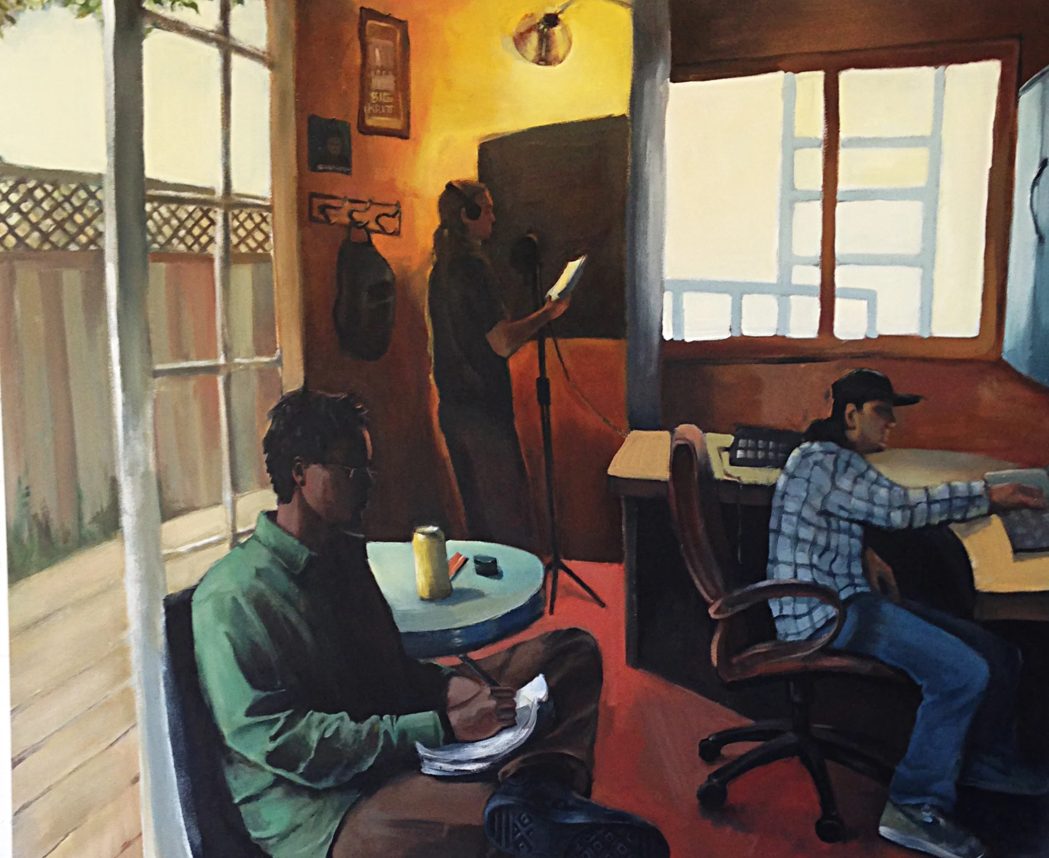 "Diverse Dialect" acrylic on canvas, 5'x6' 2016