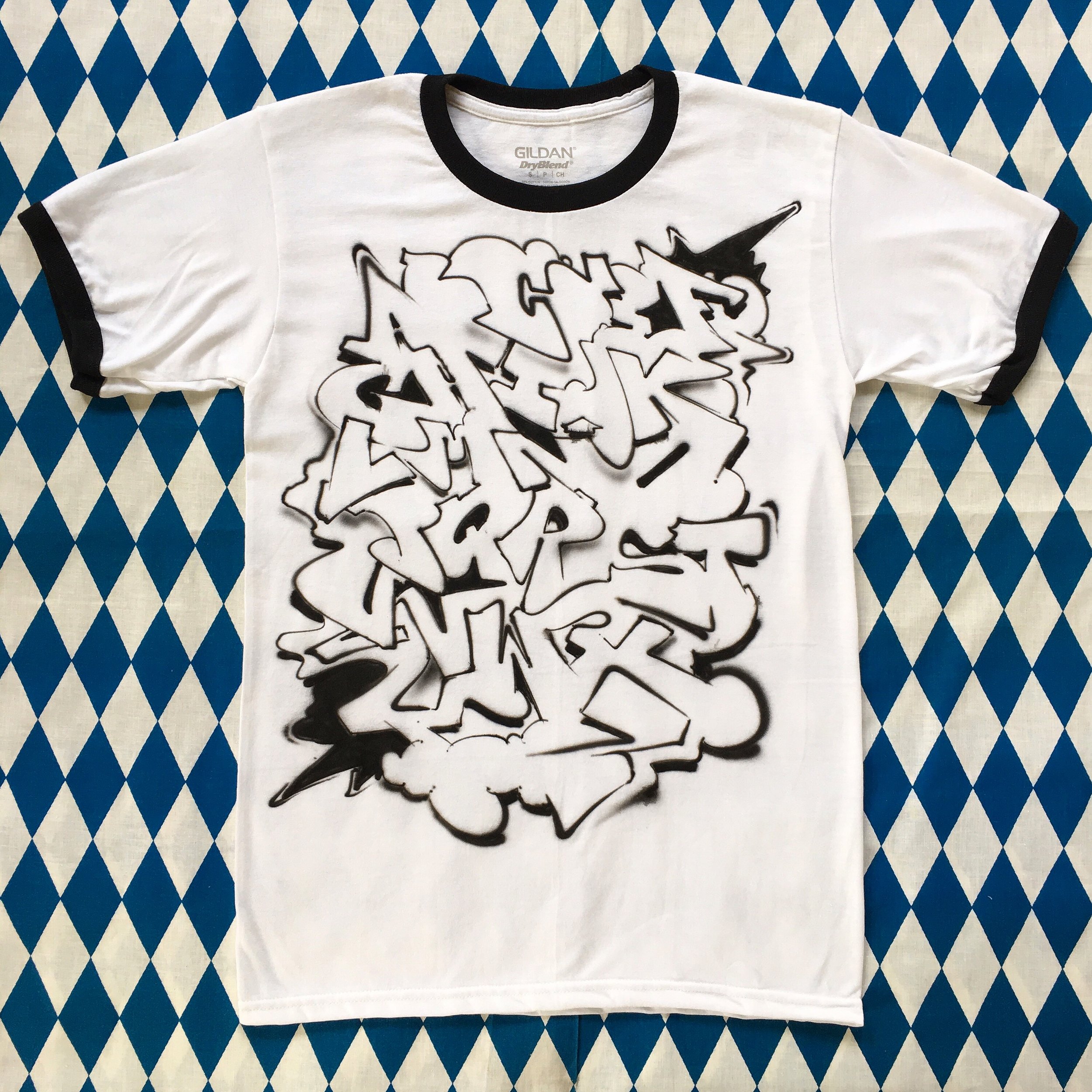 Custom airbrush t-shirt, 2019