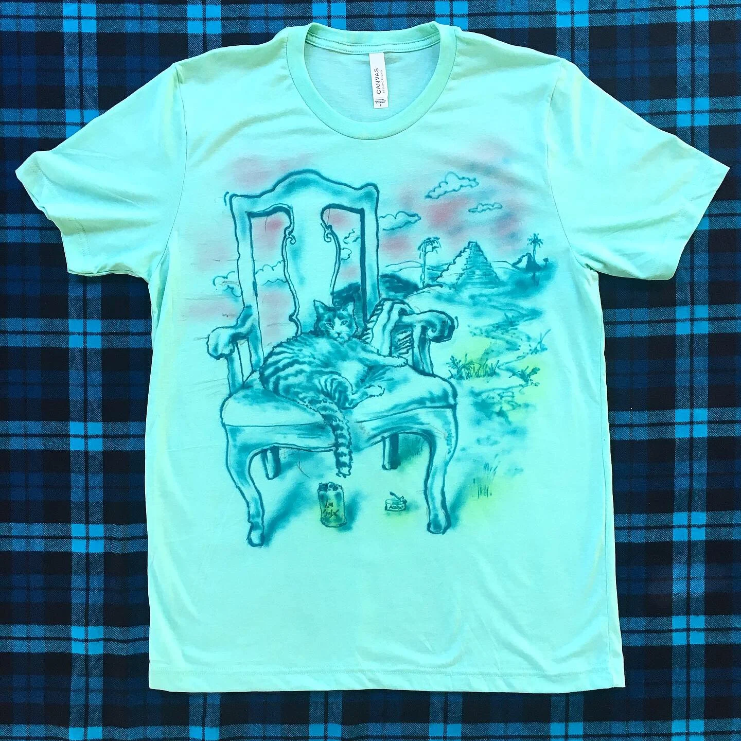 Custom T-Shirt, Airbrush. 2019